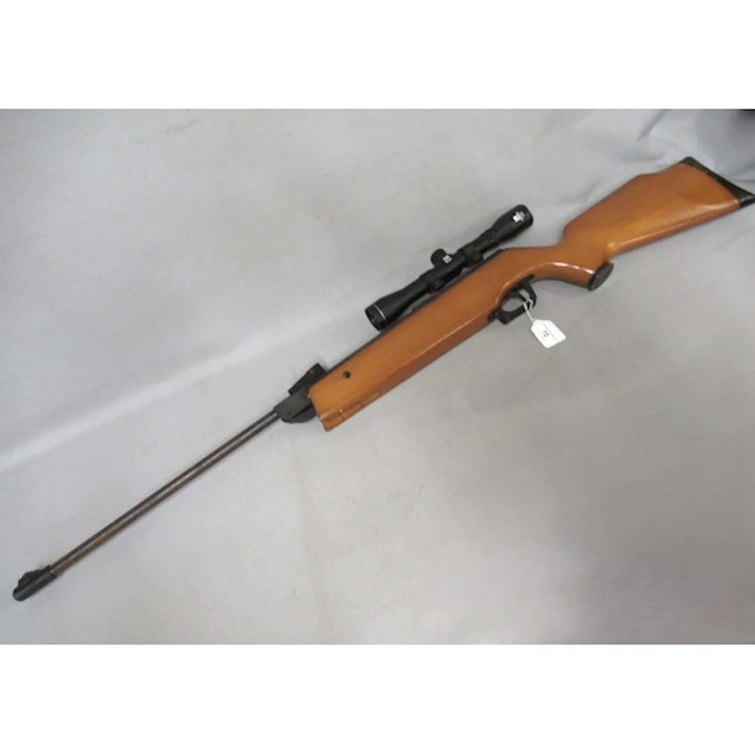 Norica model 80 air rifle with a telescopic sight