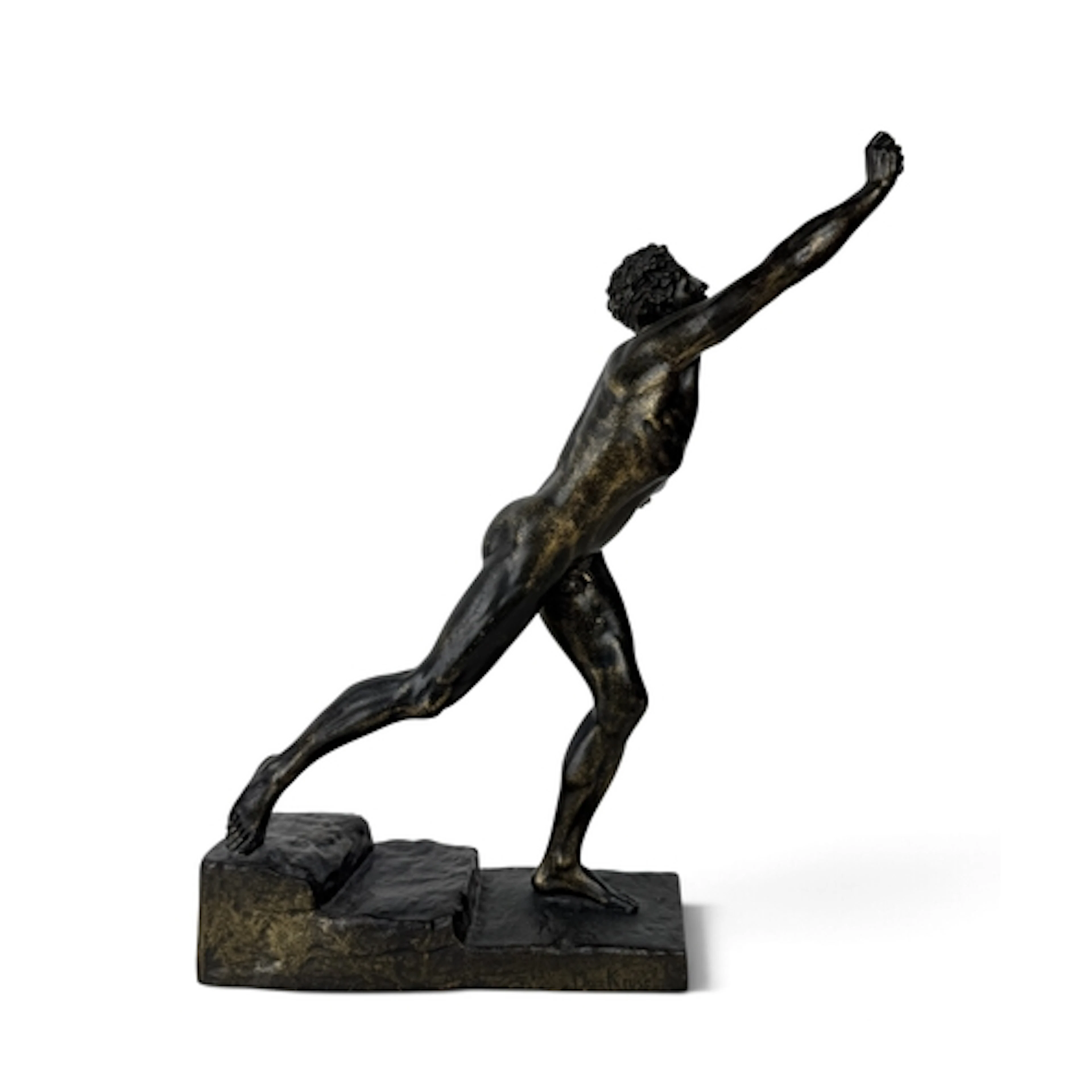 MAX KRUSE (GERMAN 1854-1942): NENIKIKAMEN A brown patinated ...