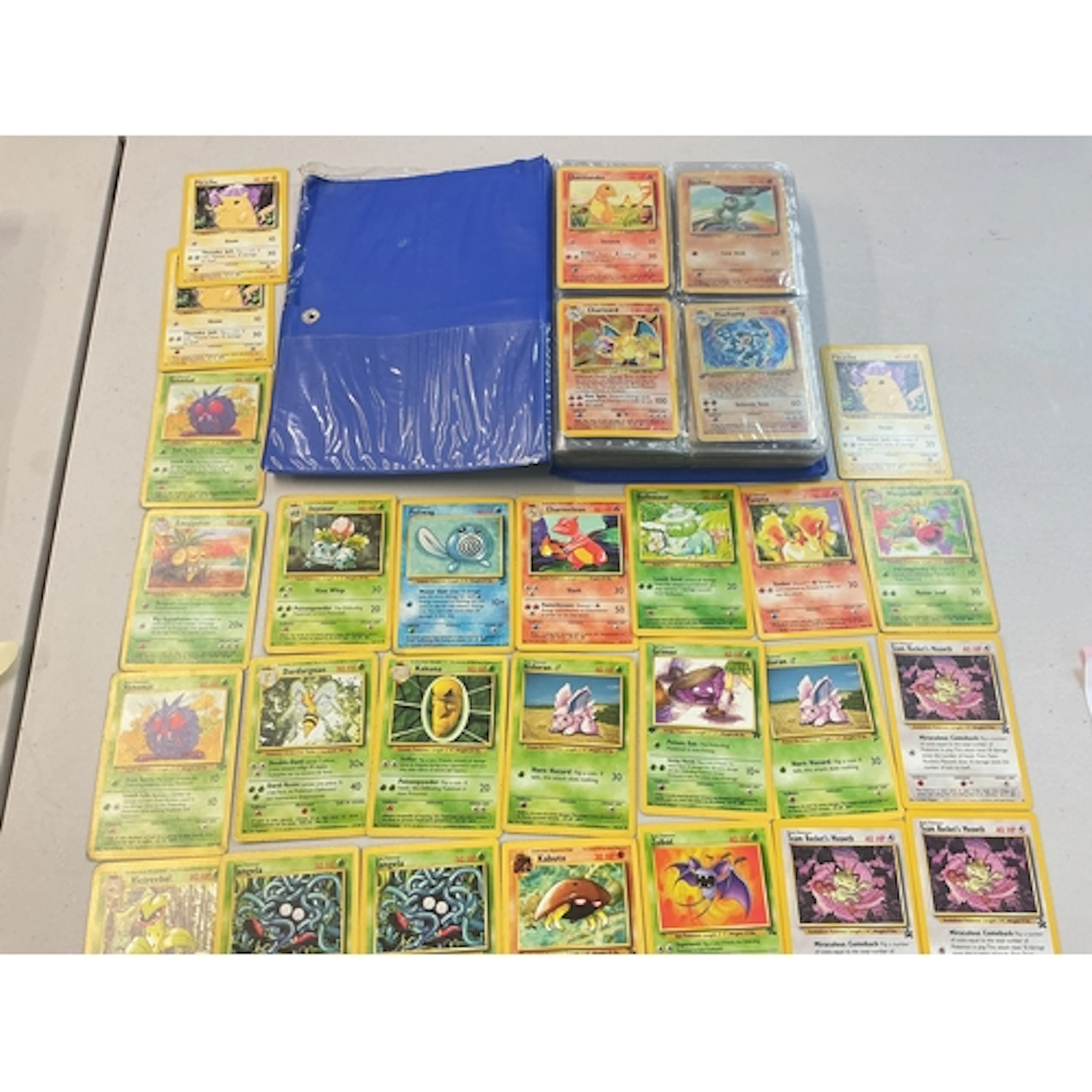 A Binder Containing A Collection Of Vintage Pokemon Cards. A...