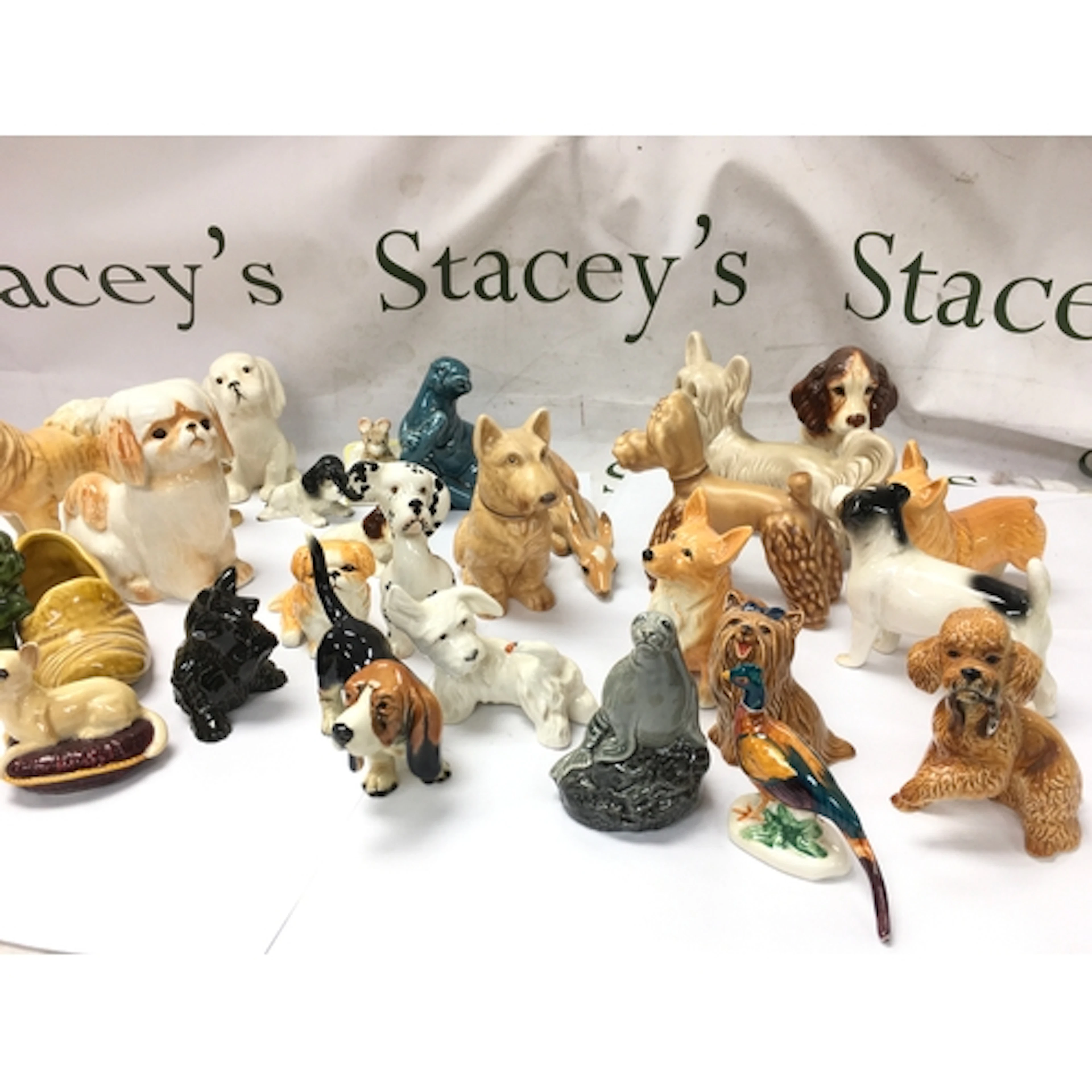 large collection of vintage ceramic, porcelain, and pottery ...