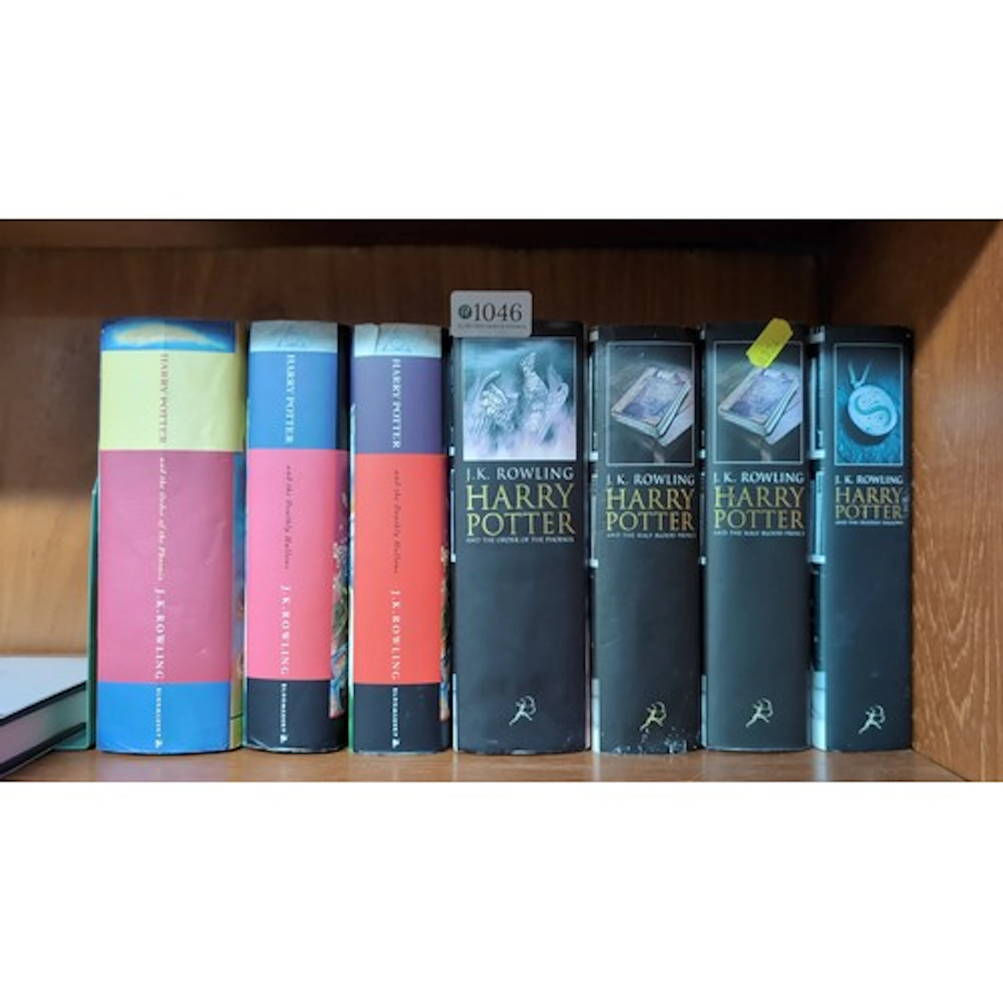 A group of J.K. Rowling Harry Potter hardback volumes, inclu...