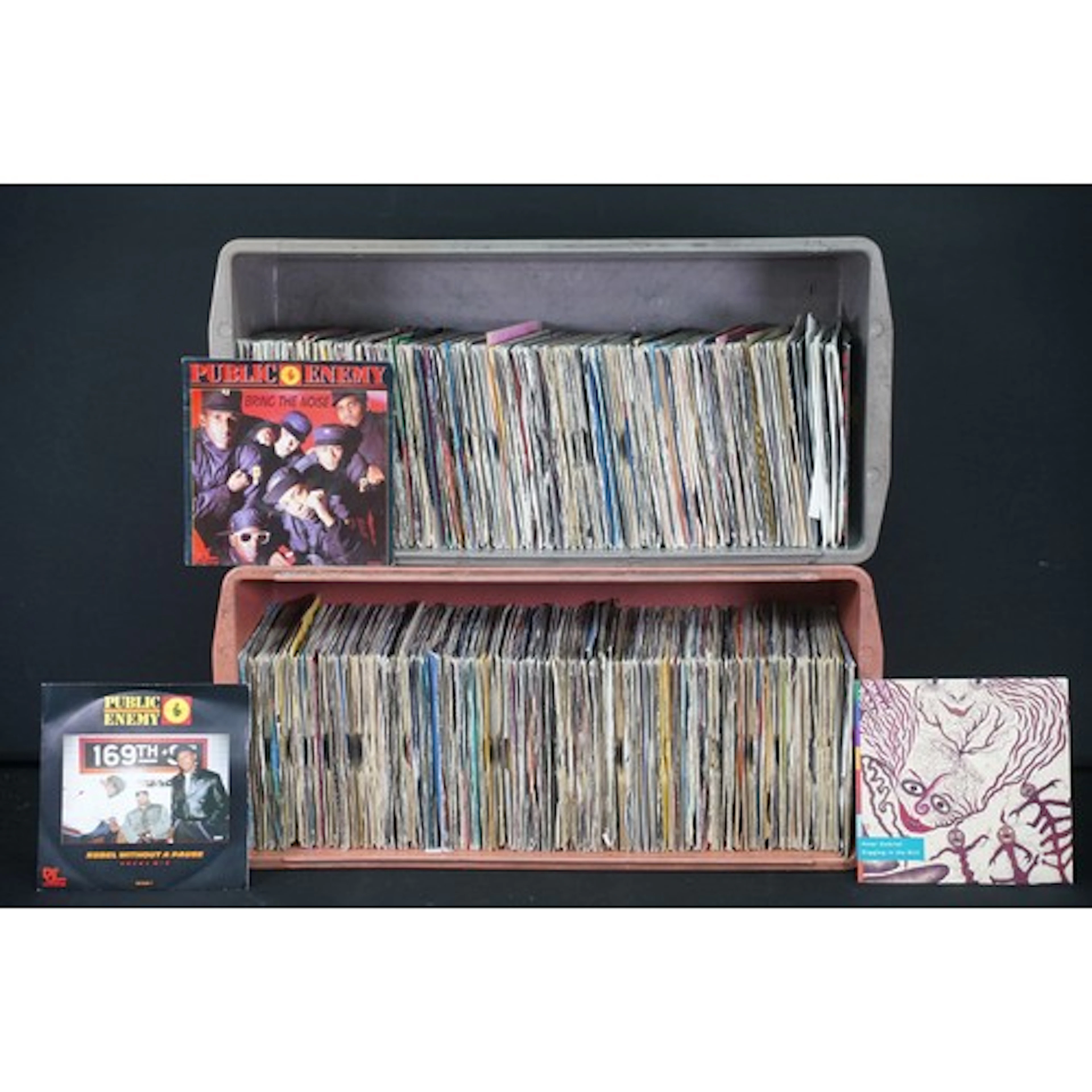 Vinyl - Over 450 Rock & Pop 7" singles to include Public Ene...