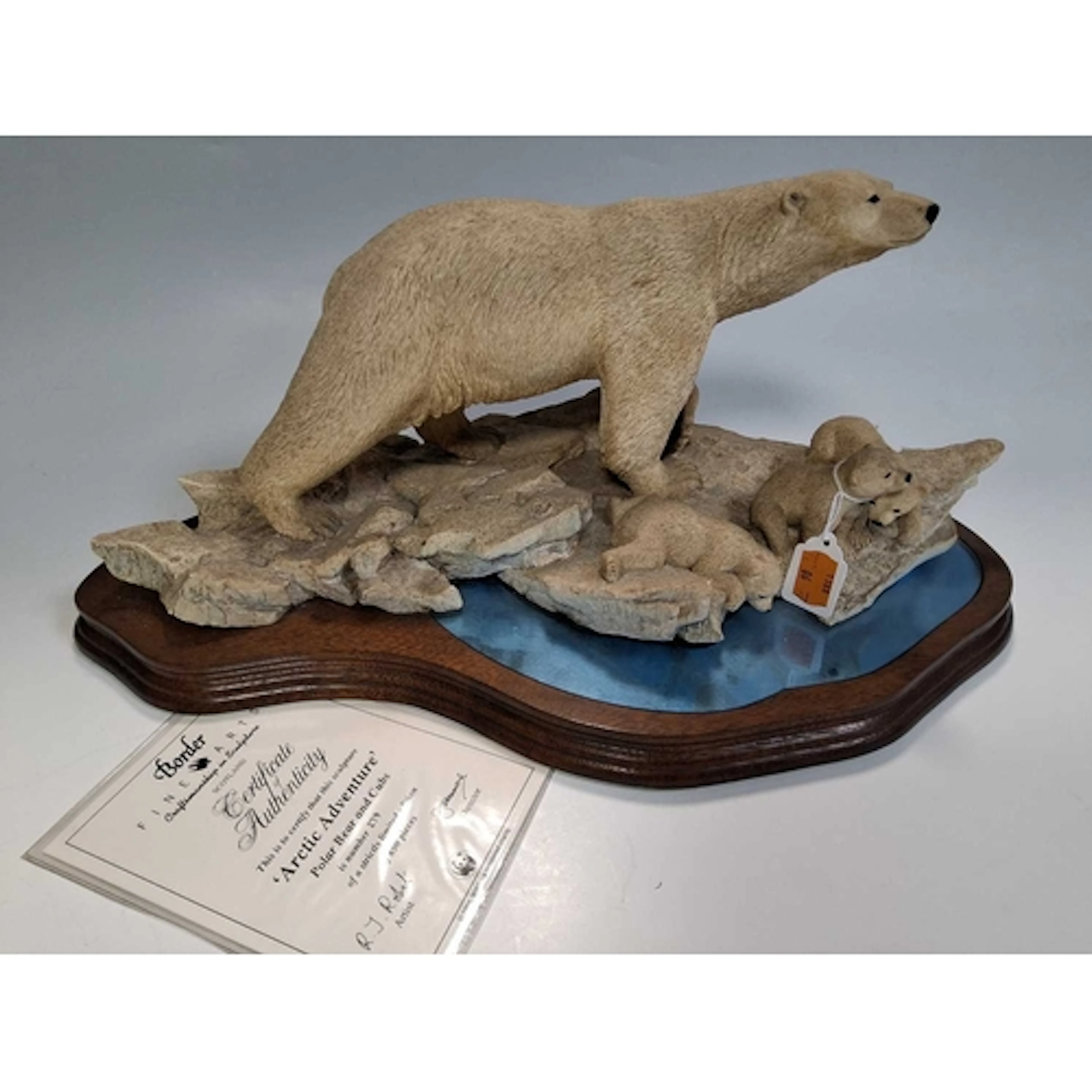 A LIMITED EDITION BORDER FINE ARTS SCULPTURE 'ARCTIC ADVENTU...