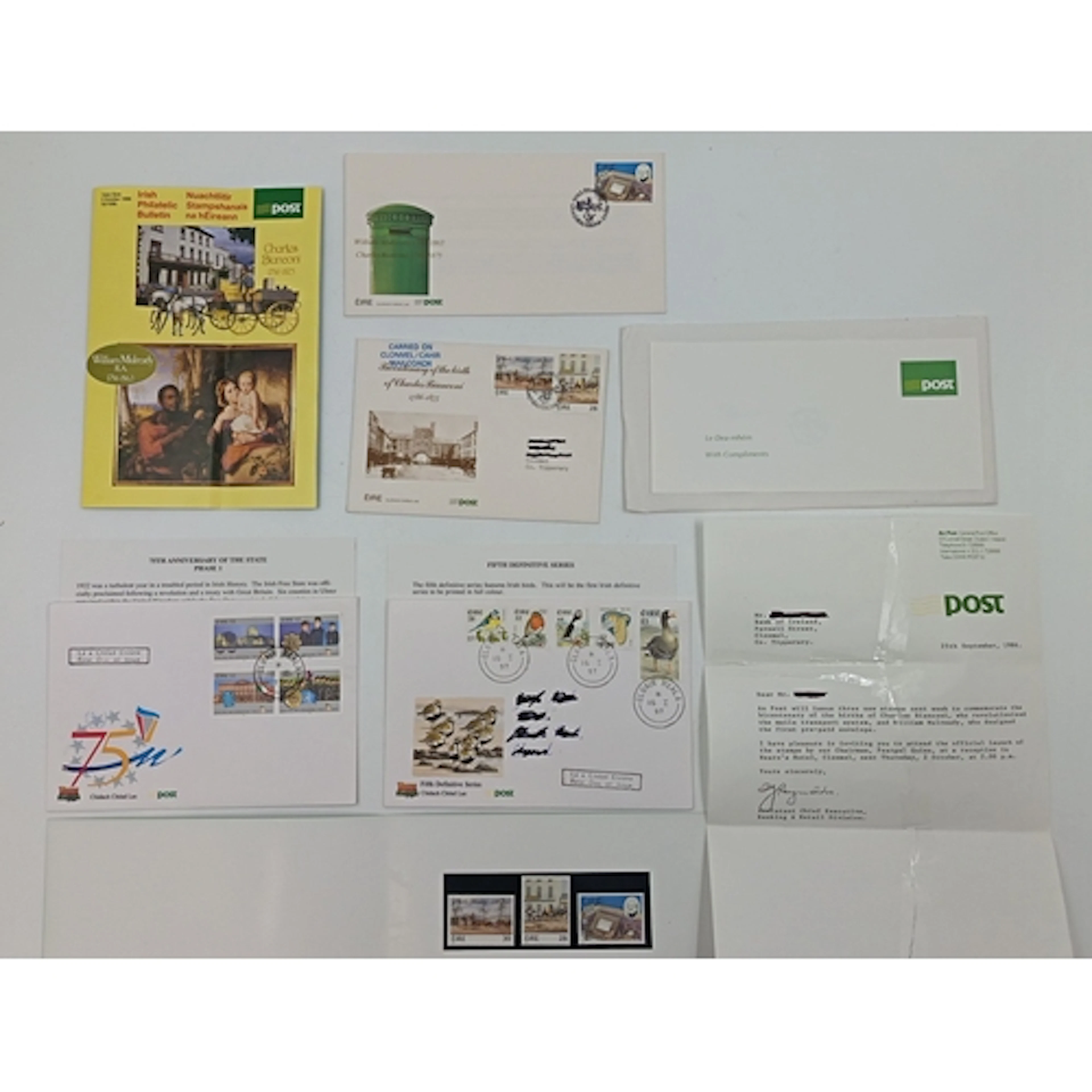 Group of Irish An Post first day covers with themes includin...