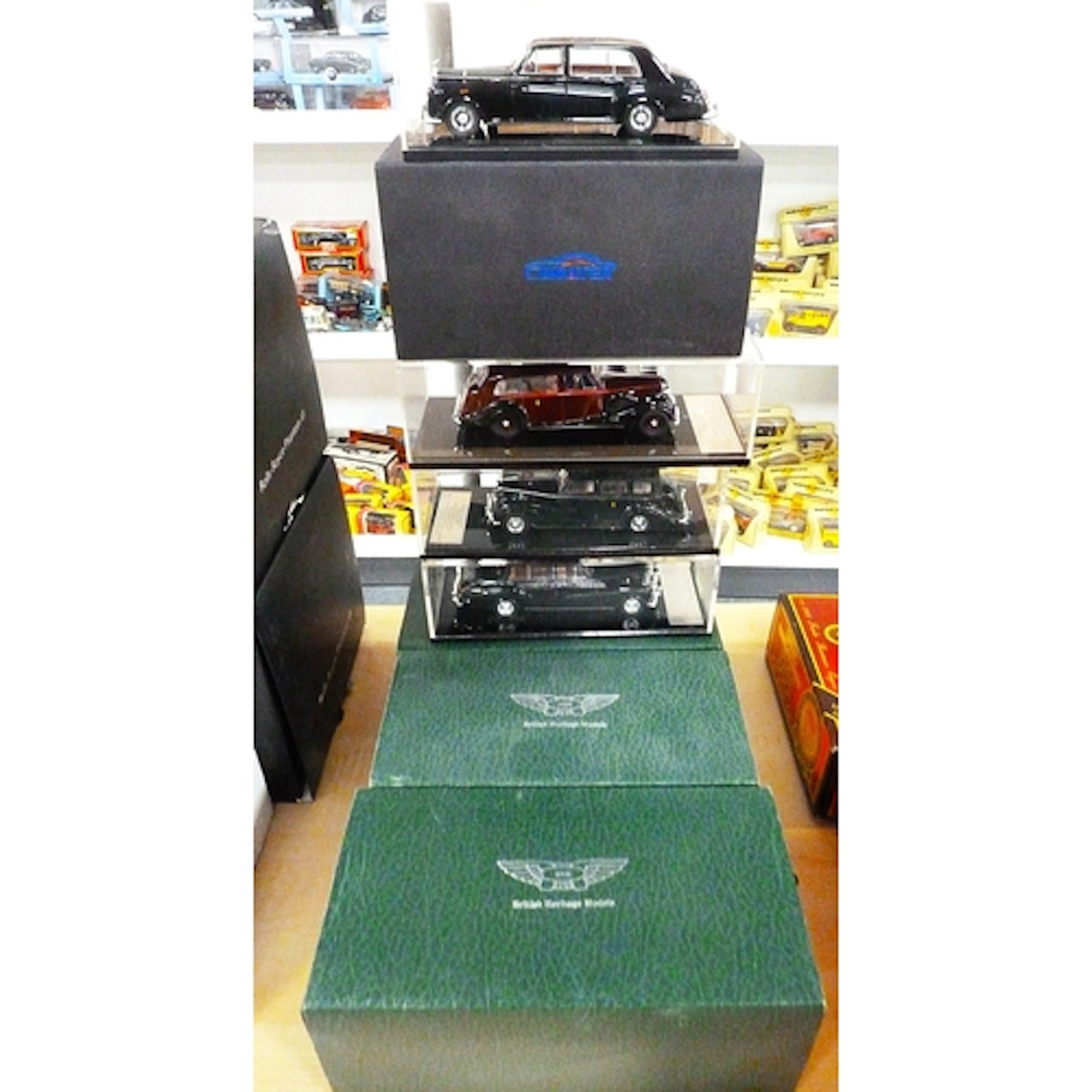 Three British Heritage Rolls Royce models, and another boxed...