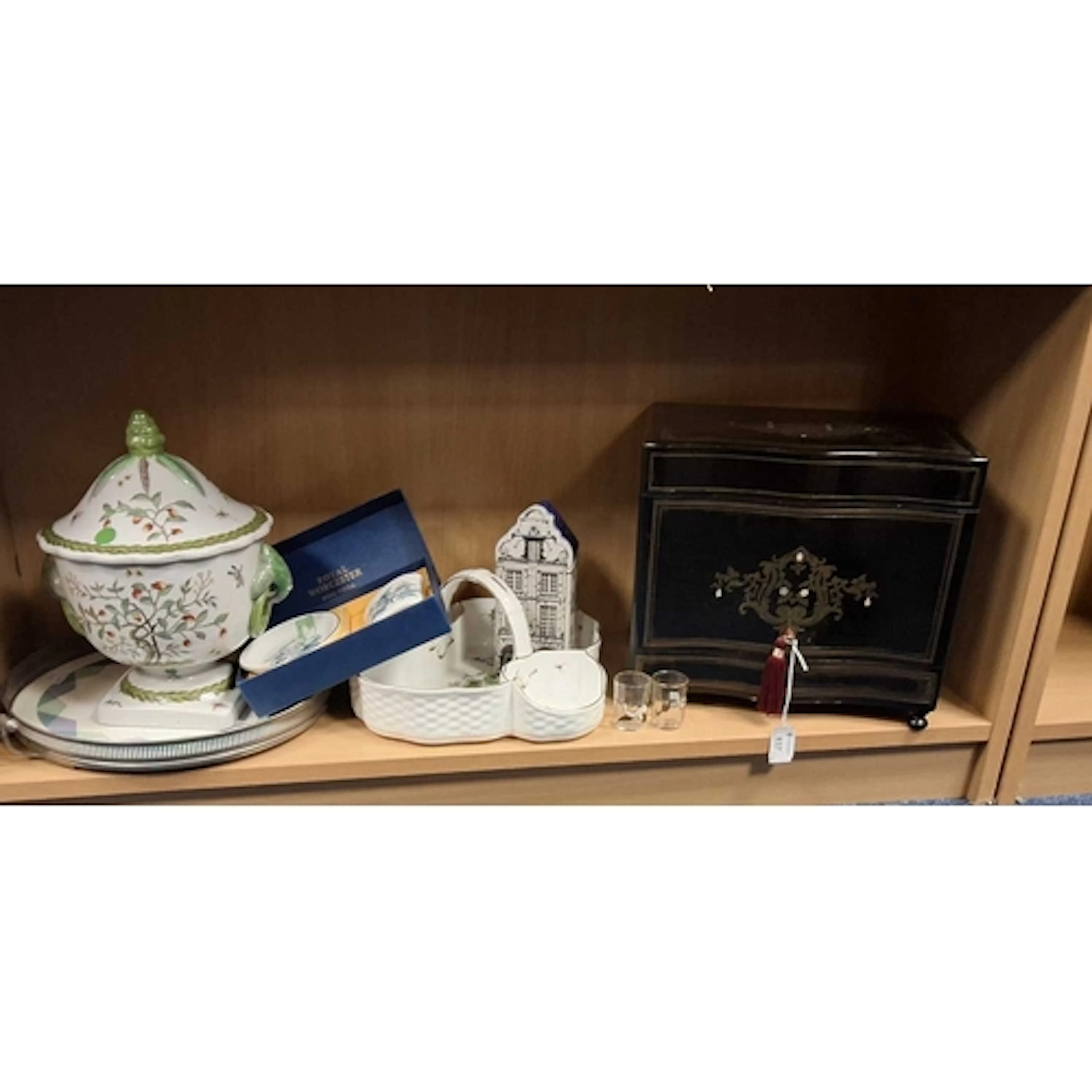 A GROUP OF MISCELLANEOUS ITEMS, comprising a Napoleon III-st...
