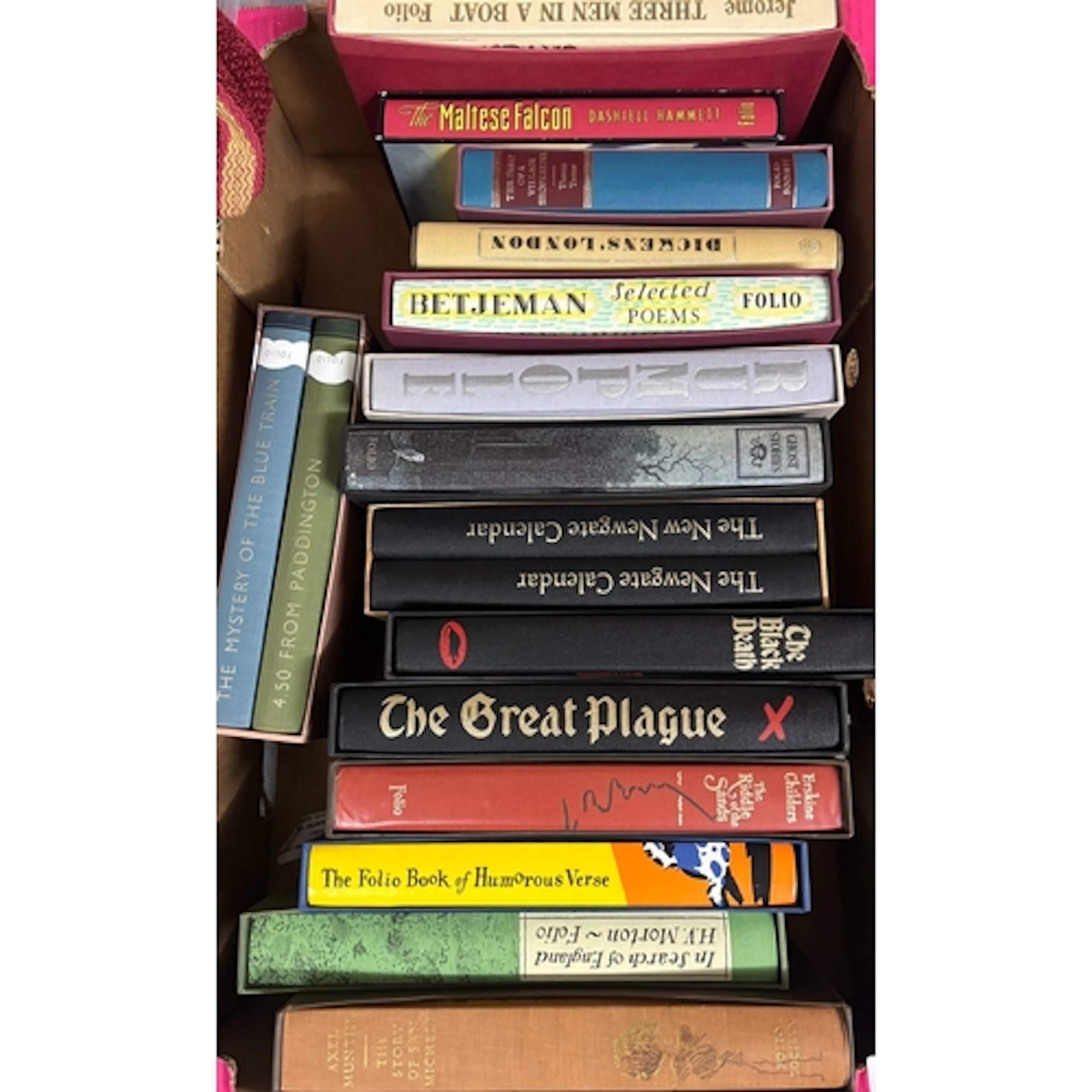 Folio Society - collection of hardback books in slip cases t...
