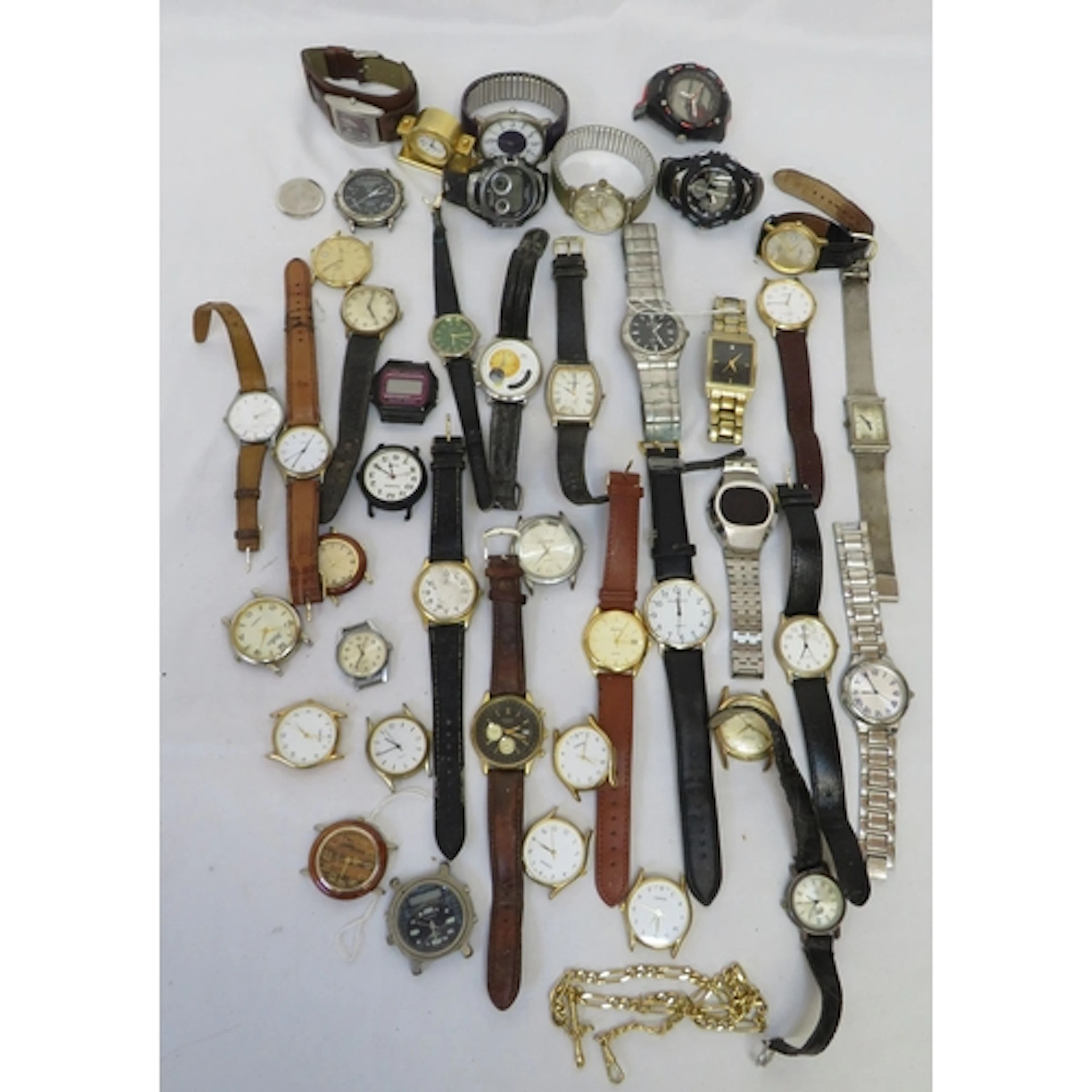 Gents Wristwatches, some strapless incl. Enicar, Nivada, Phi...