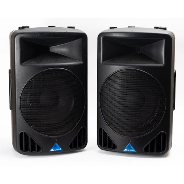 A Pair of LTO PS4H PA speakers. Serial number 7070028146, in...