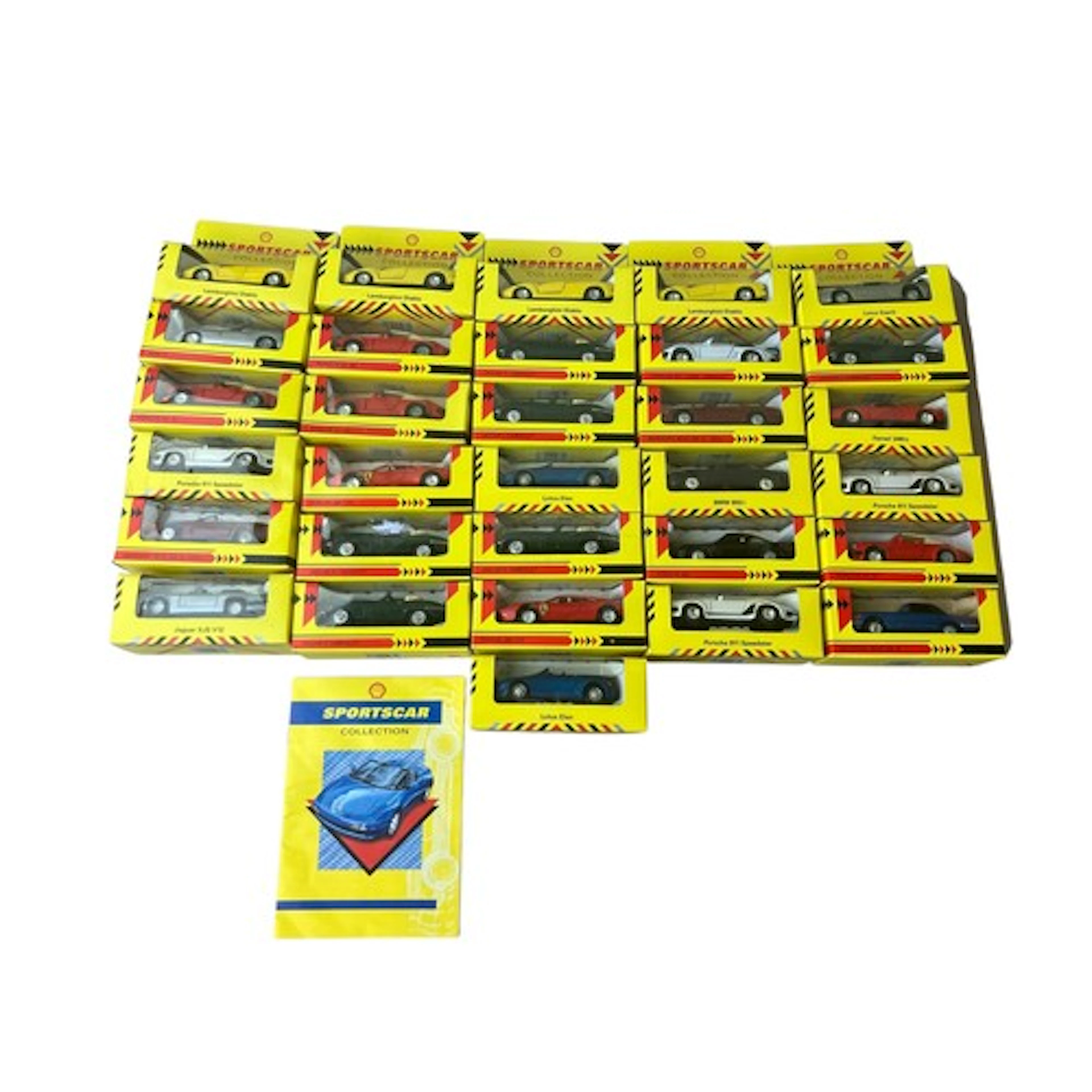Approx. 31 x Shell Sportscar Selection boxed cars inc. Lambo...