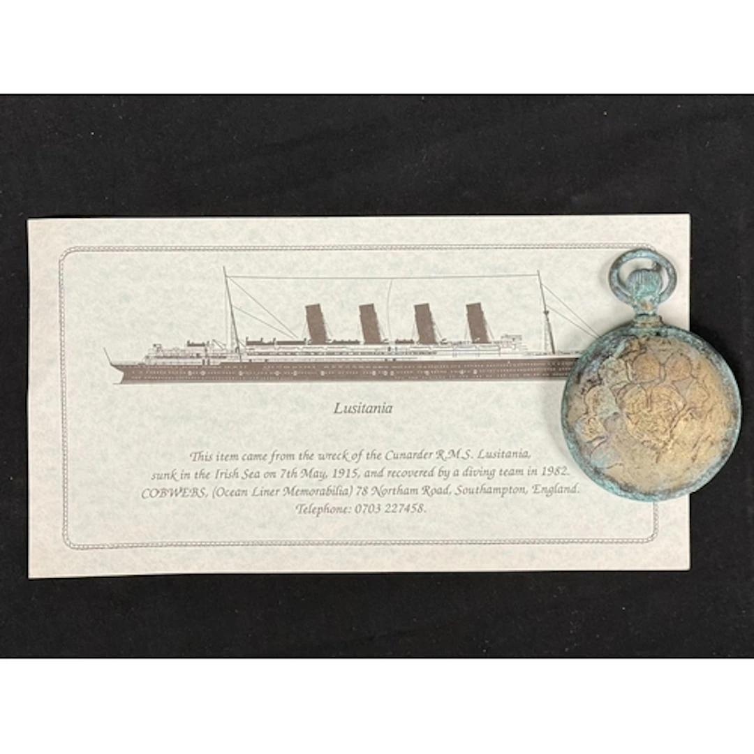 R.M.S. Lusitania: R.M.S. Lusitania: Large pocket watch reco...