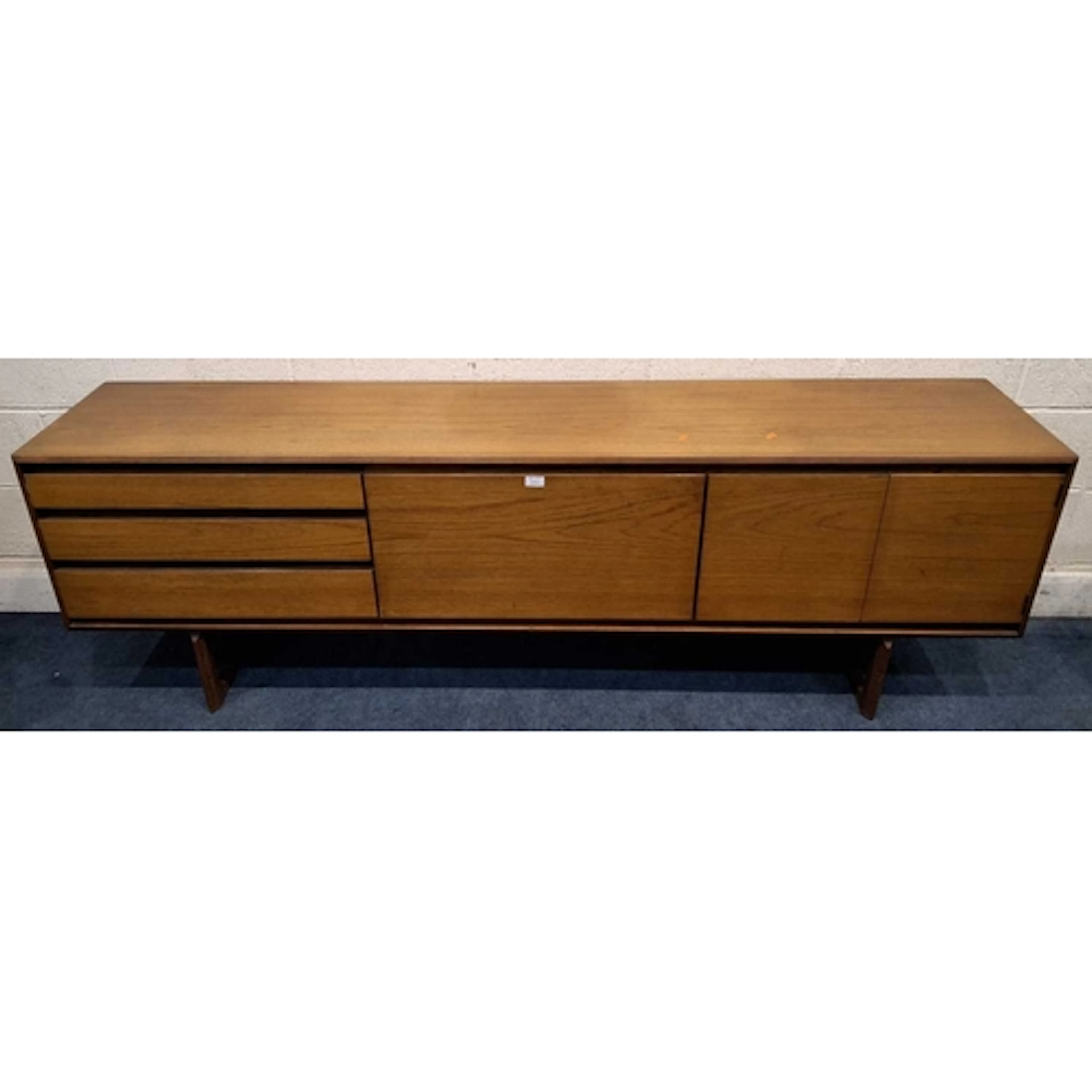 WHITE AND NEWTON Ltd, PORTSMOUTH, A MID-CENTURY TEAK SIDEBOA...