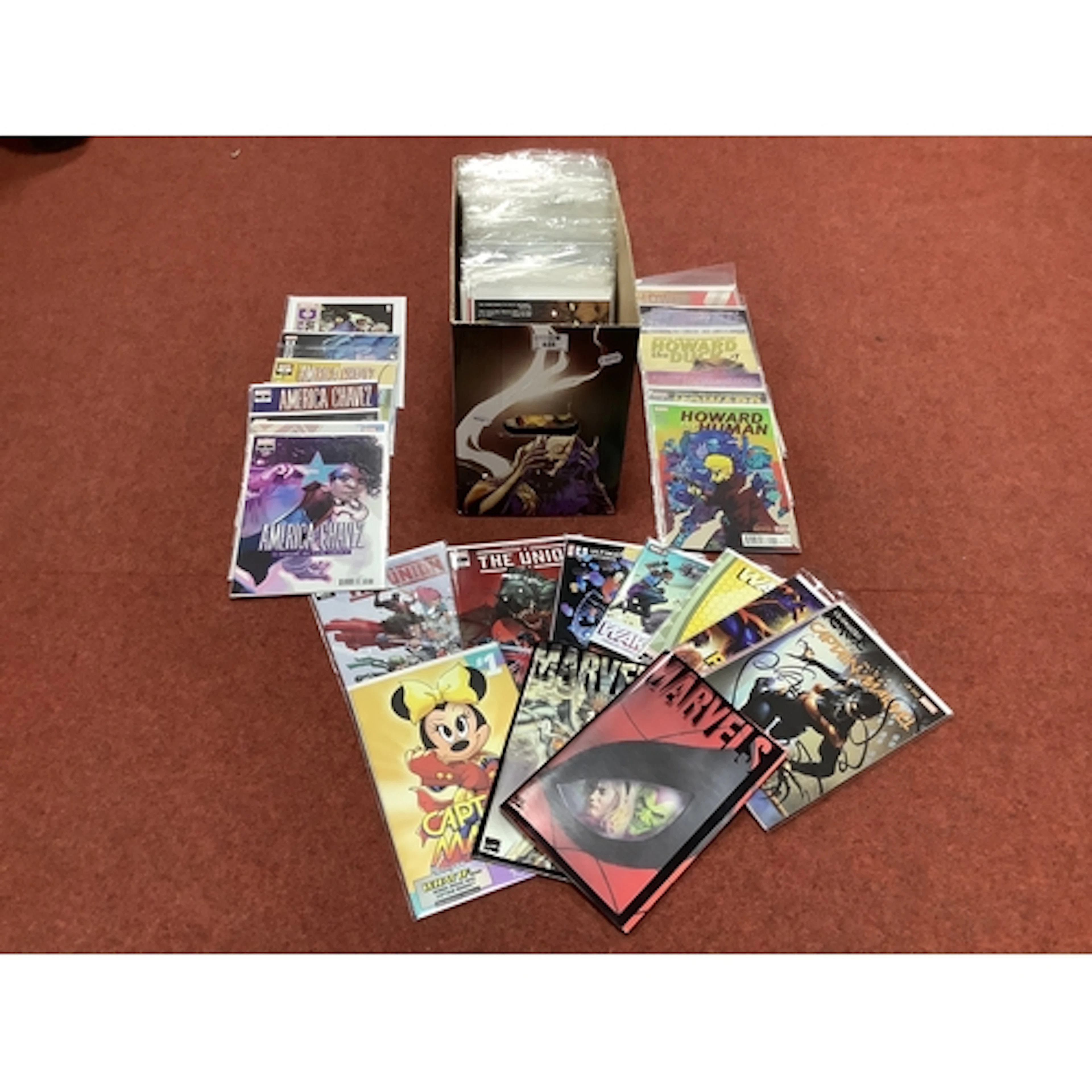 Approximately One Hundred and Thirty Modern Comics by Marvel...