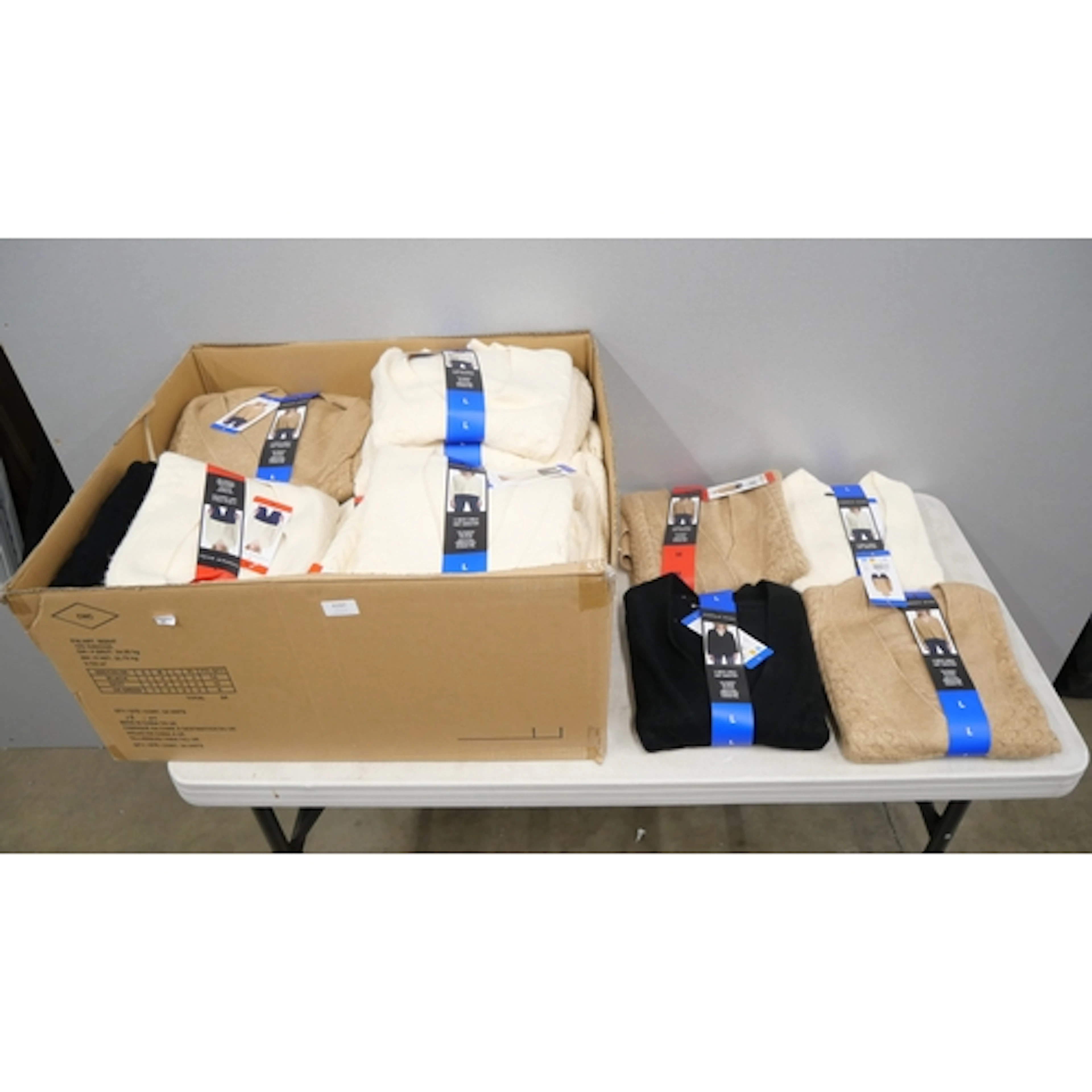 A Box of Andrew Marc Sweaters (mixed sizes and colours) (395...