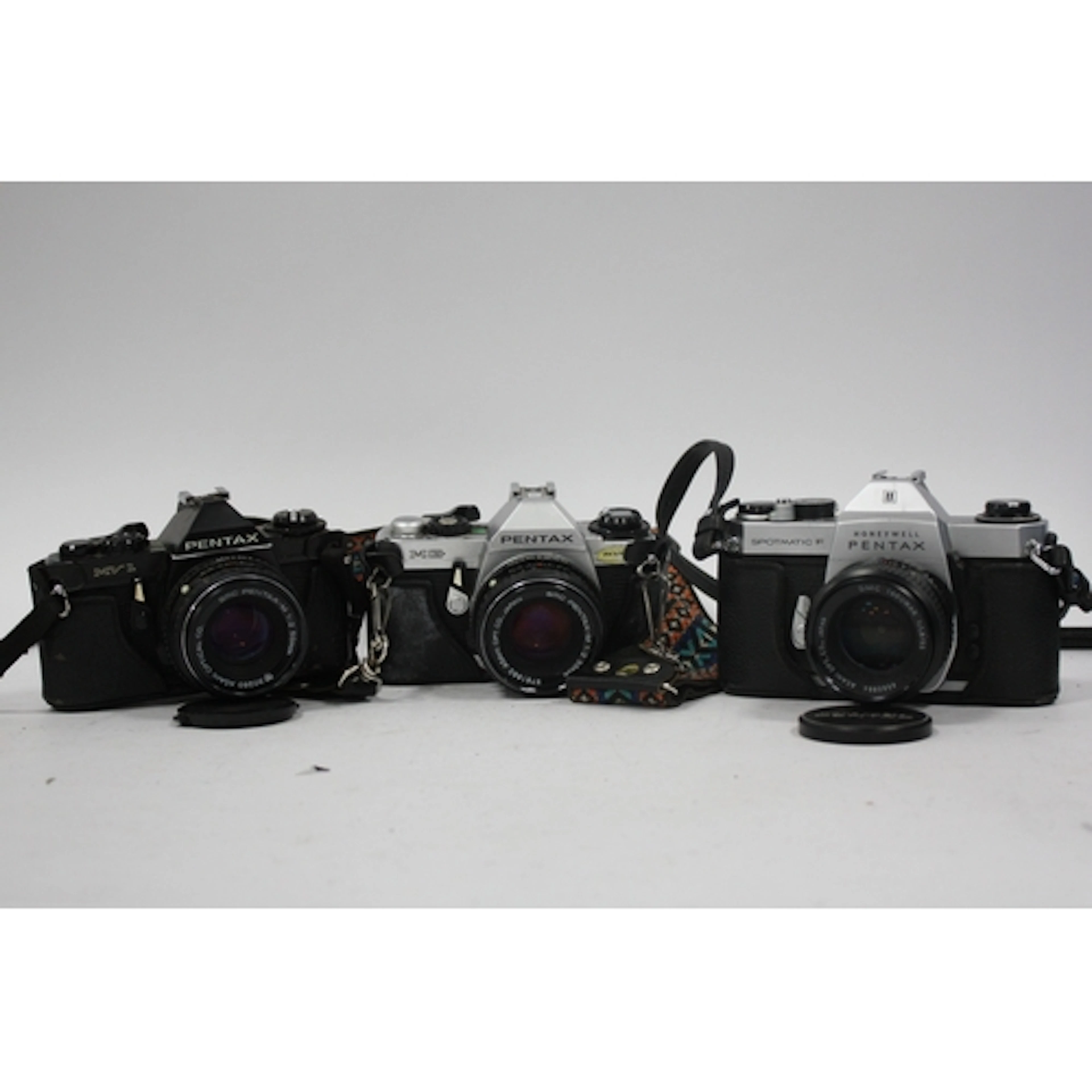 Honeywell Pentax Spotmatic F 35mm SLR Film Camera with attac...