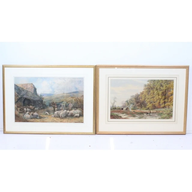Charles Davidson RWS (British, 1824-1902), study of a landsc...