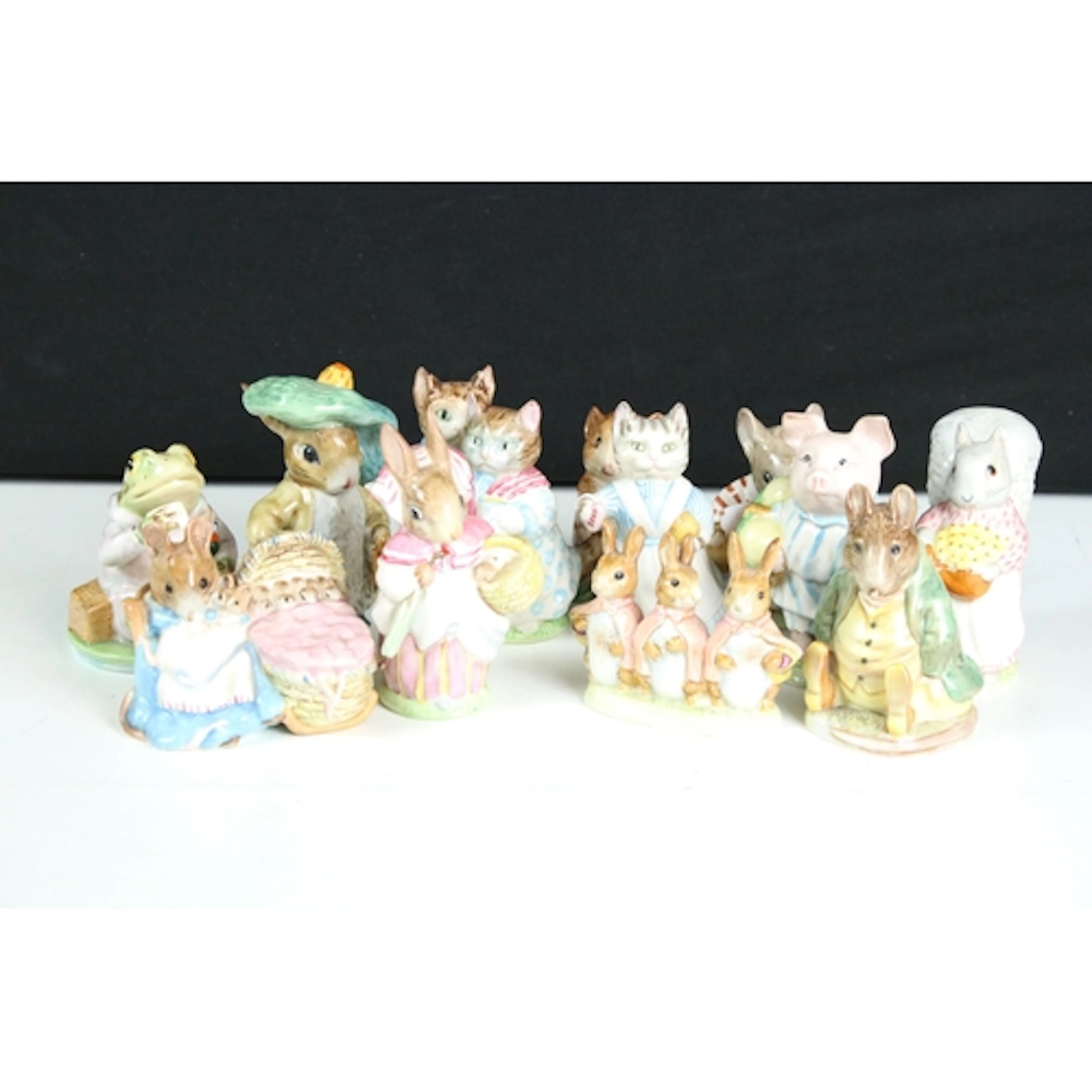 Collection of Beswick Beatrix Potter figurines to include li...