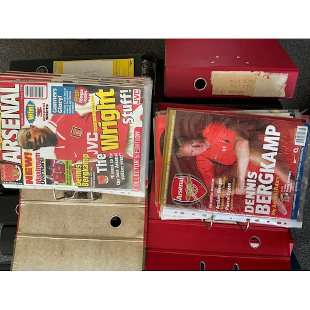 Official Arsenal Football Magazine Collection: Believed to b...