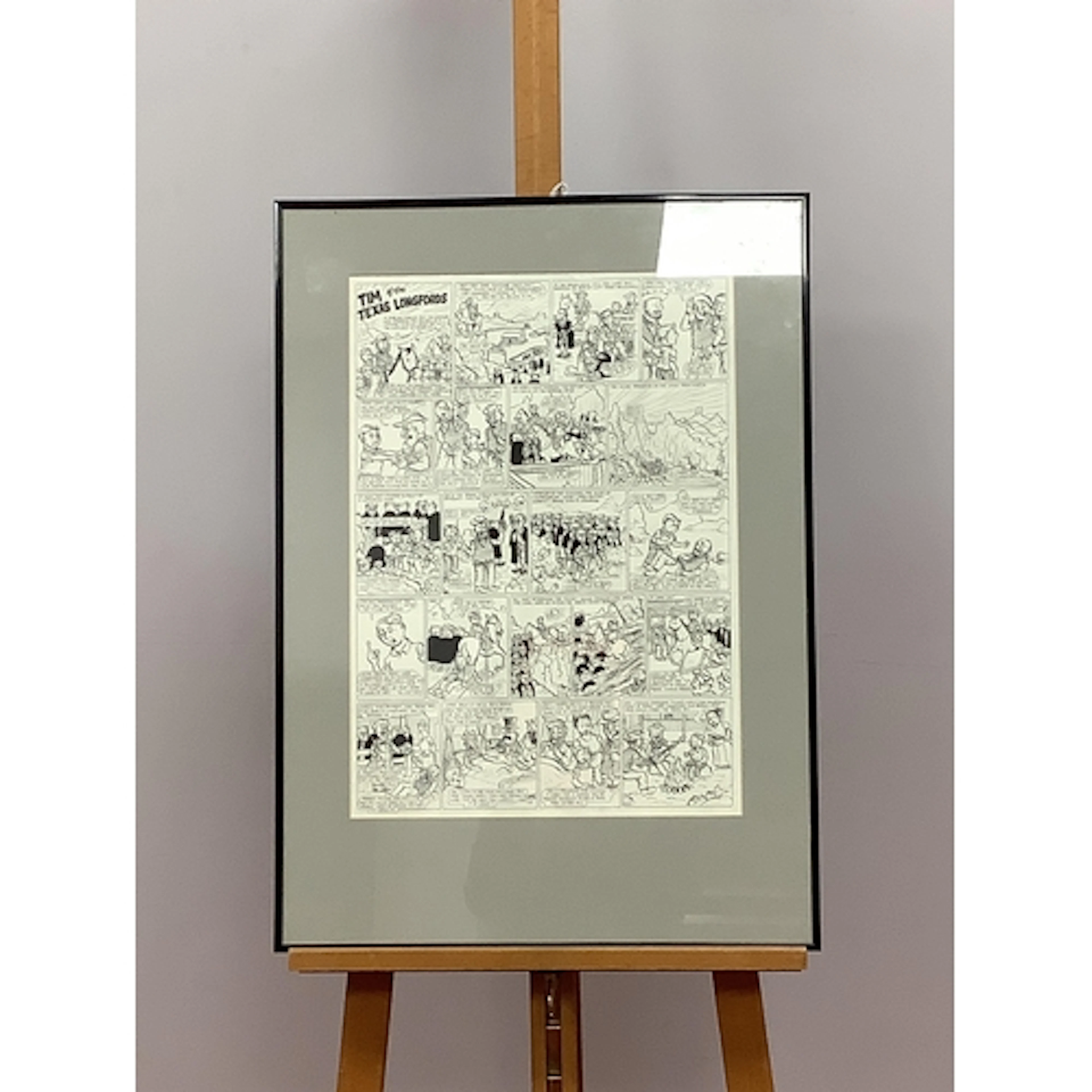 Original Comic Artwork: "Tim Of The Texas Longfords" by Dave...