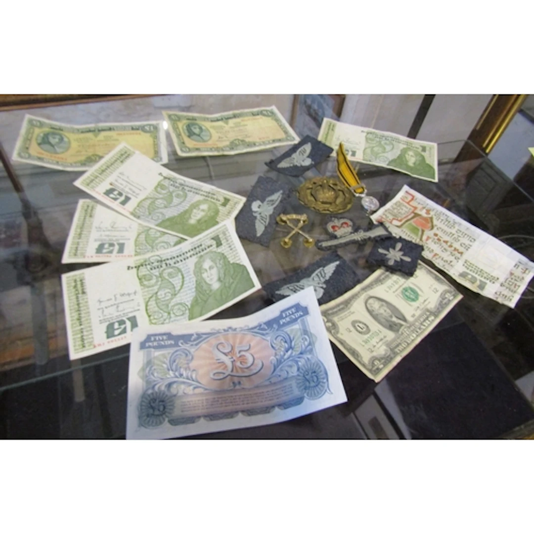 Collection of Various Bank Notes Irish and Others with Milit...