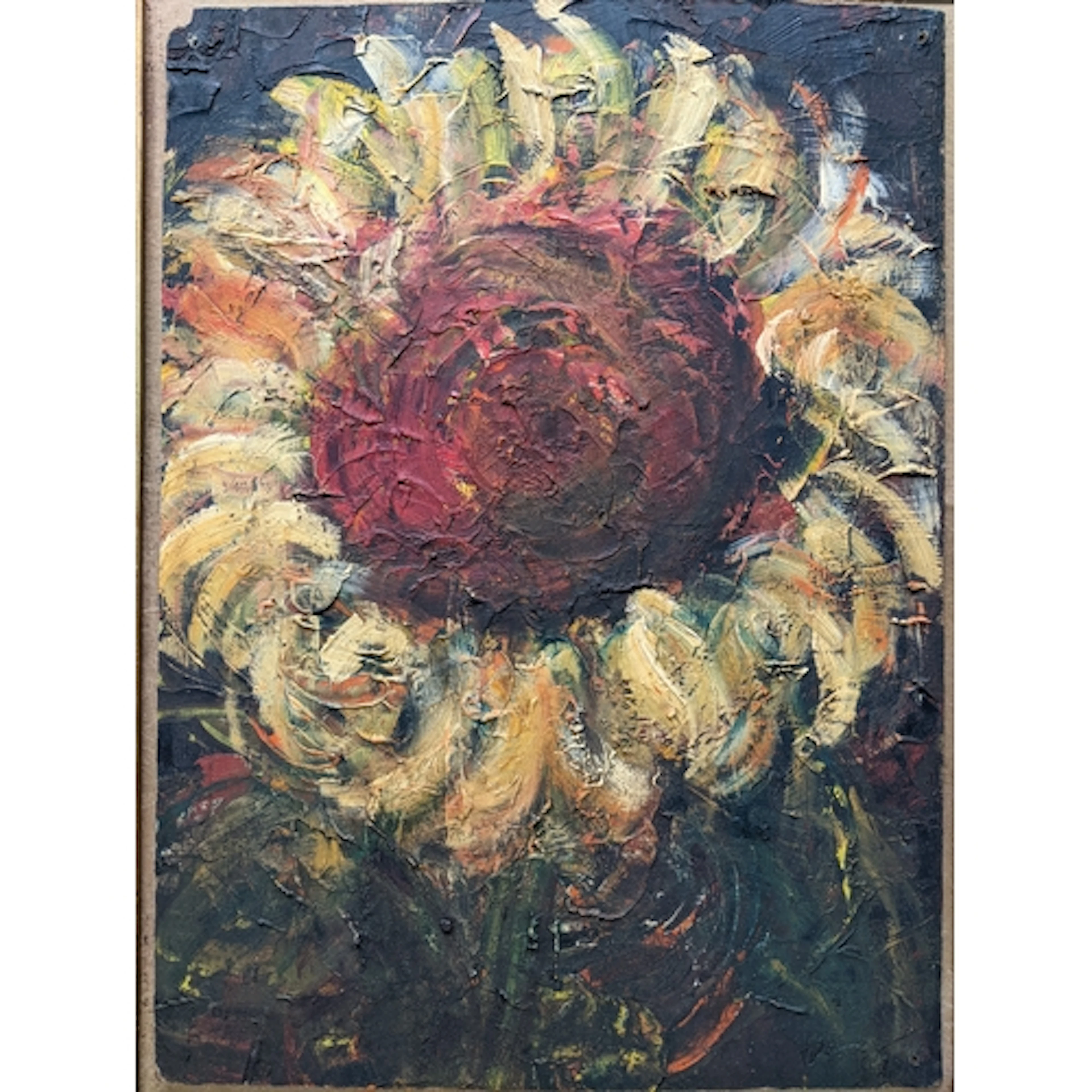 E Nolde (possibly Emil Nolde (German 1867-1956)) - still lif...