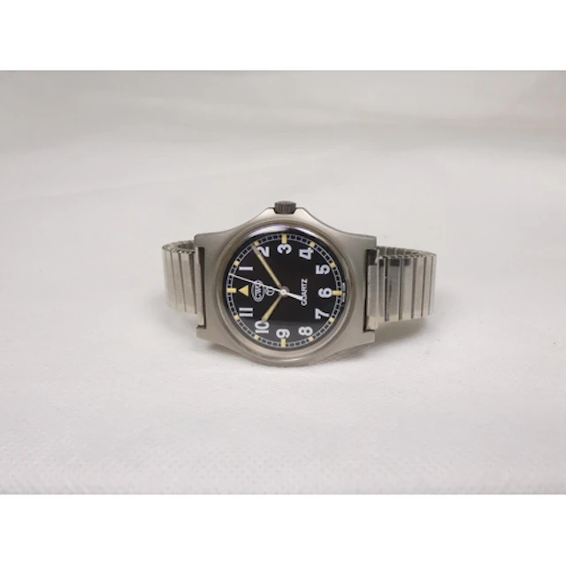 CWC. A 1990s G10 British military quartz wristwatch, the bla...