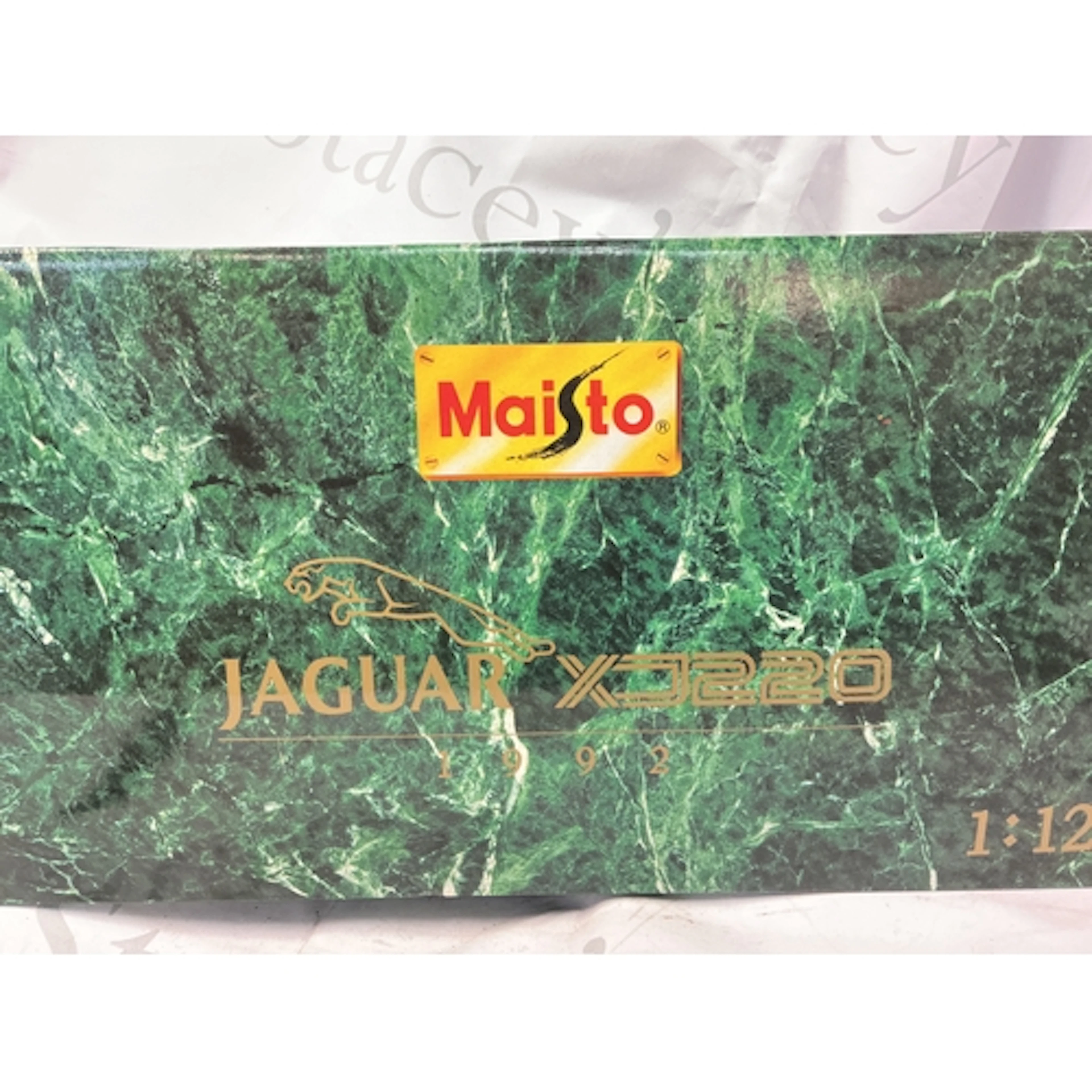 A Boxed Maisto 1/12 scale Jaguar XJ220