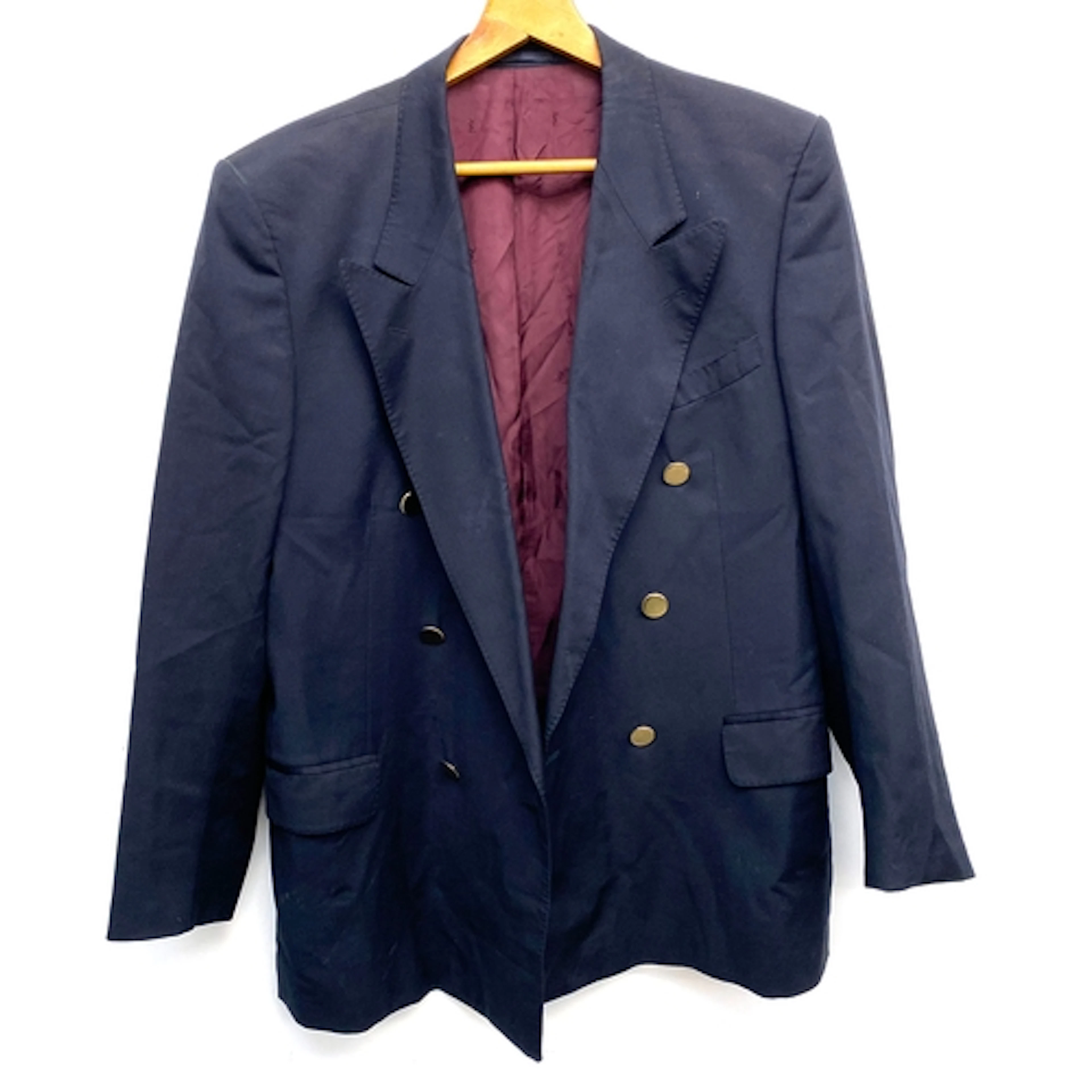 A Yves Saint Laurent gents double breasted wool blazer with ...