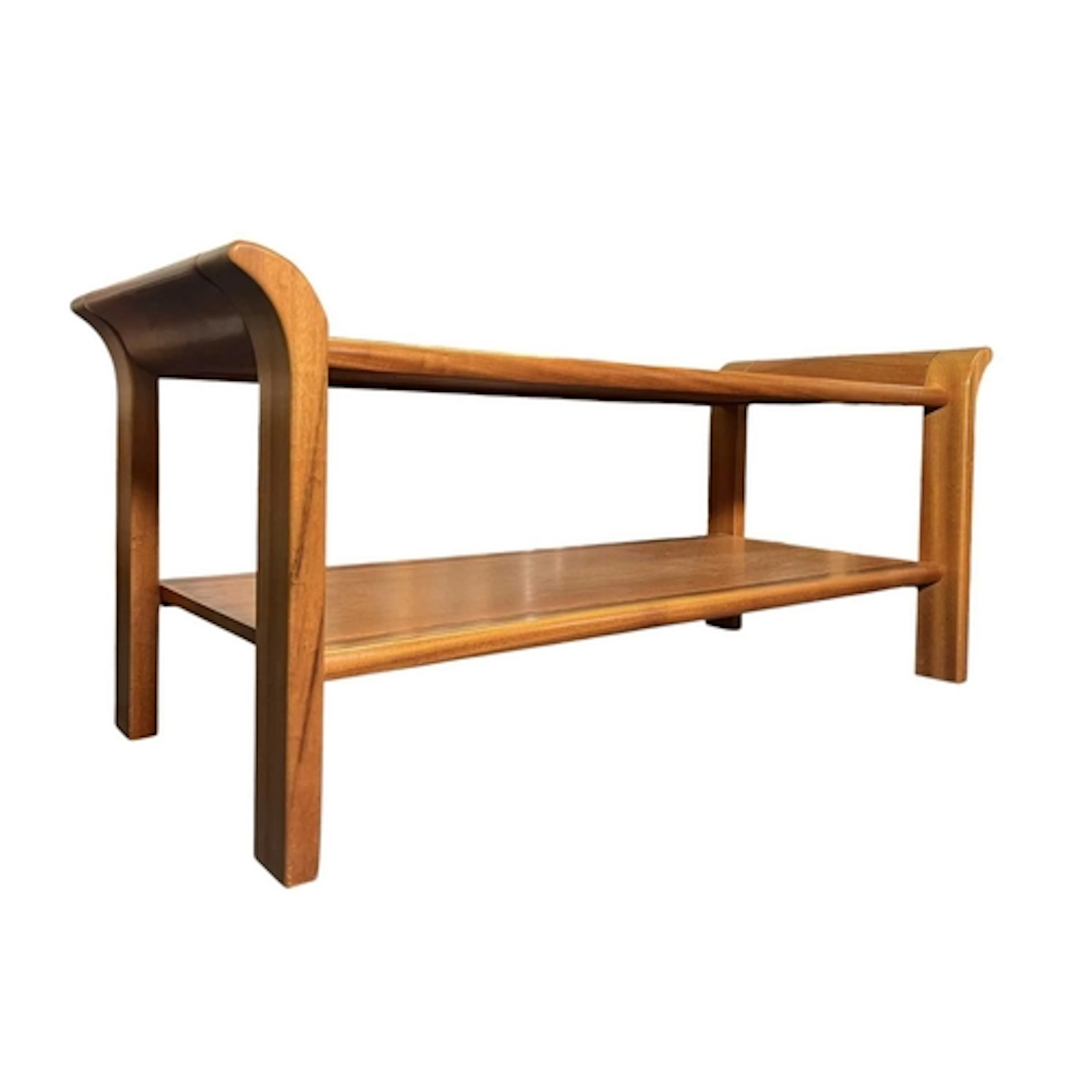 British Modern Design - a retro mid 20th century solid teak ...