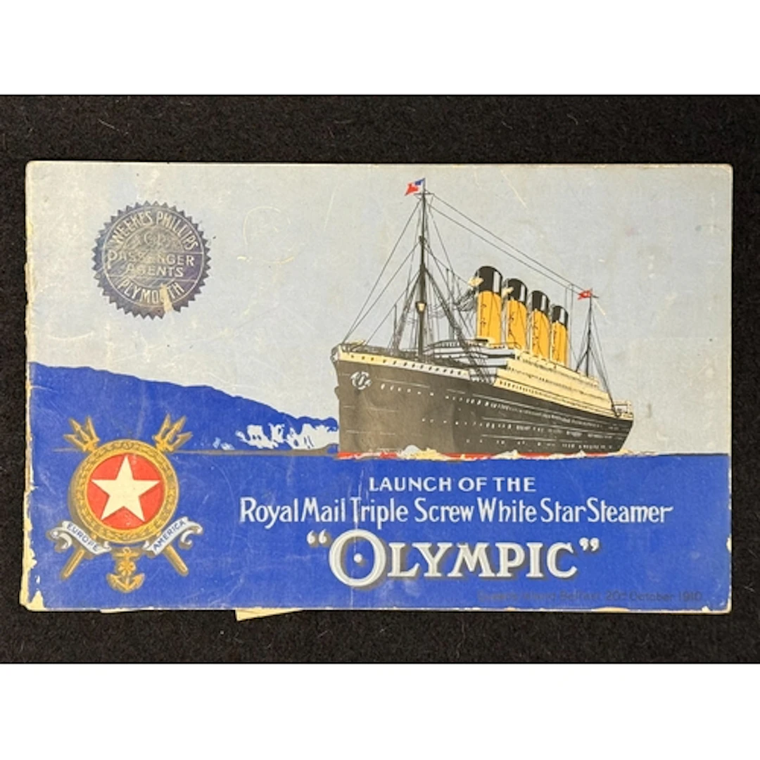 R.M.S. Olympic: R.M.S. Olympic: Extremely rare soft-bound l...
