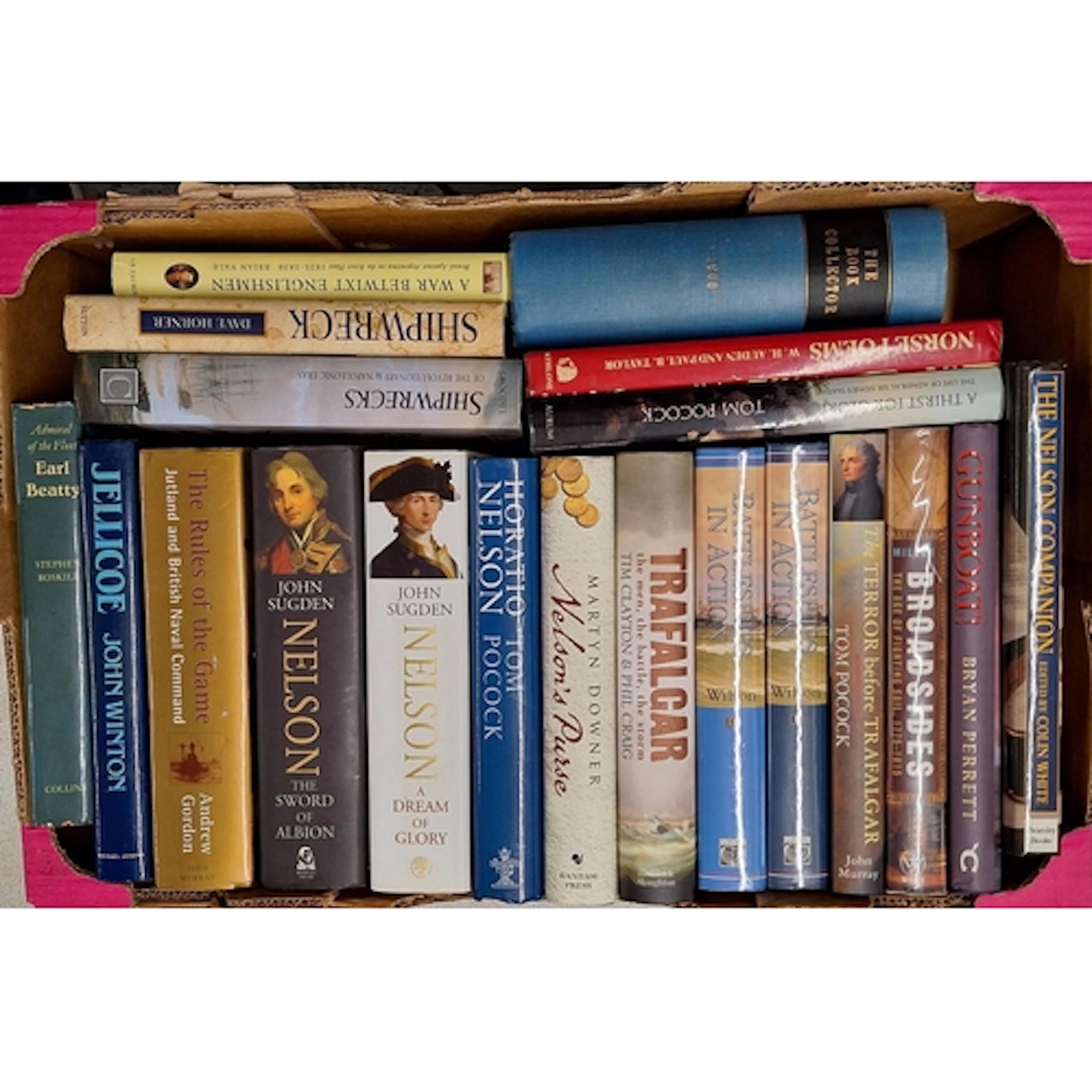Hardback Books incl. The Real Cruel Sea, London 1945, The Ro...