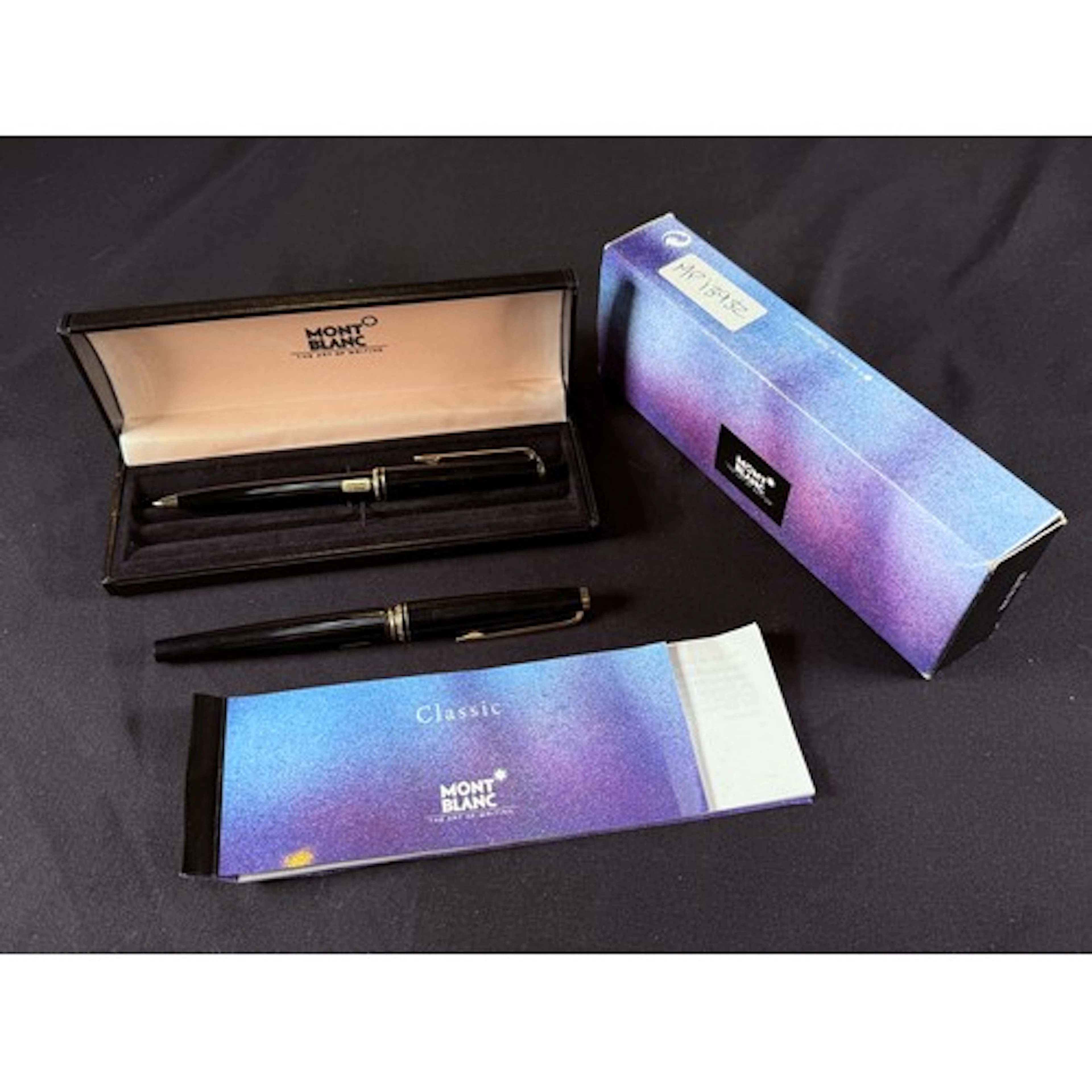 A Mont Blanc Classic biro in presentation box (no fountain p...