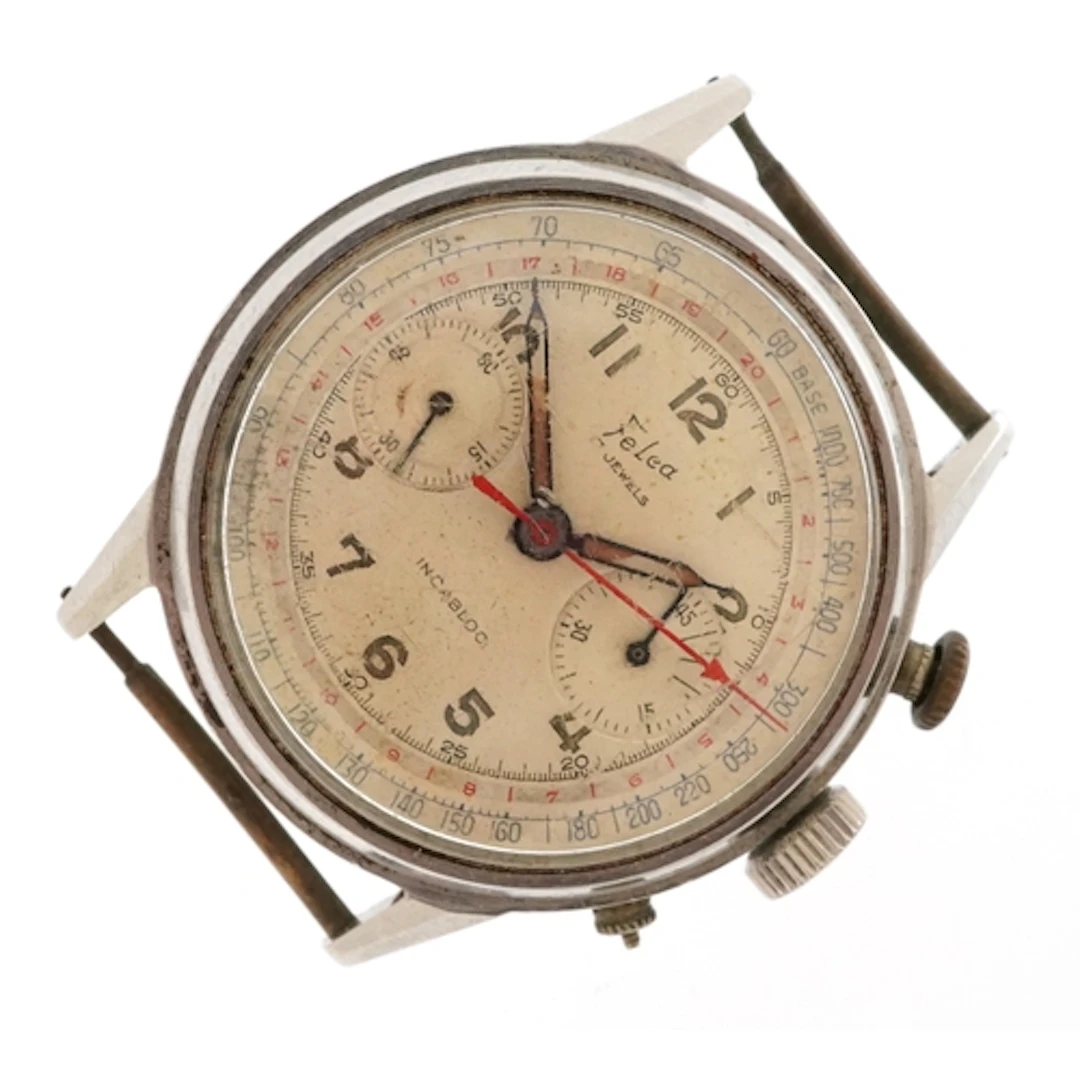 Felea, vintage gentlemen's Felea chronograph wristwatch, the...