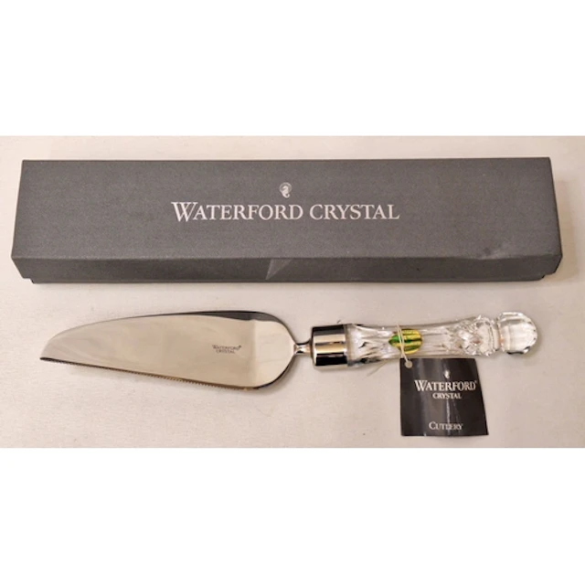 Boxed As New Waterford Crystal Cake Slice