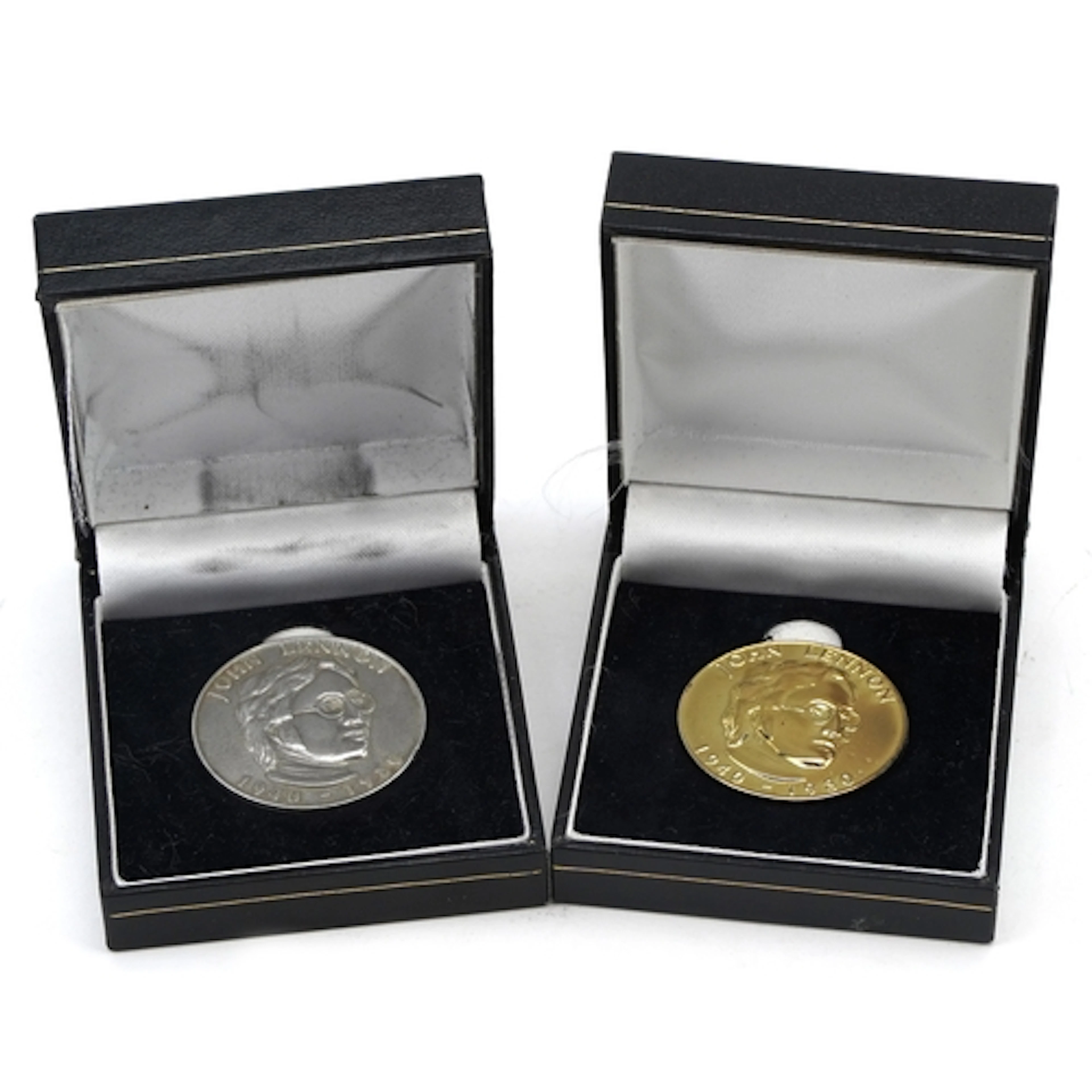 Of Beatles interest, two John Lennon 1940-1980 commemorative...