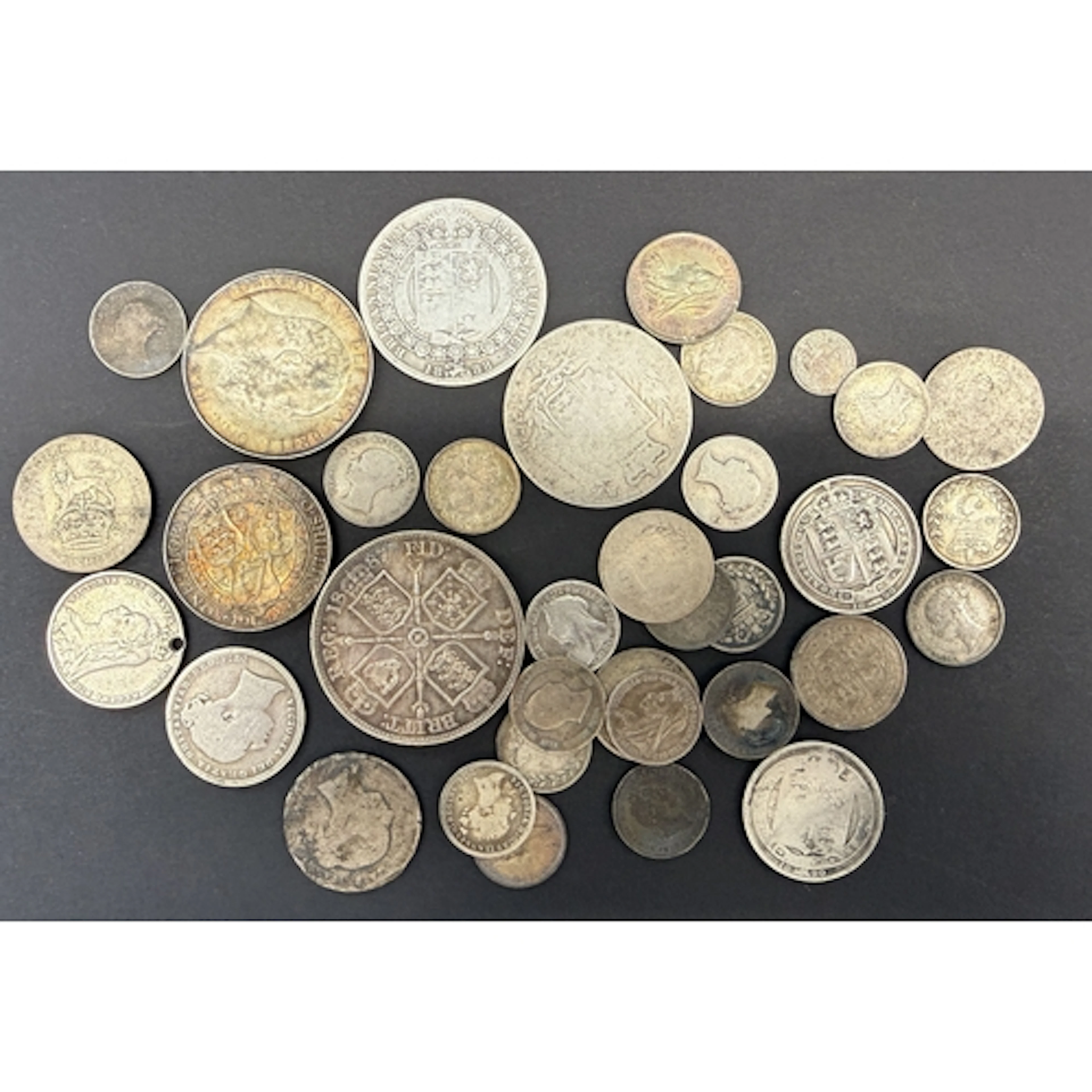 An accumulation of circulated Great Britain pre-1920 silver ...