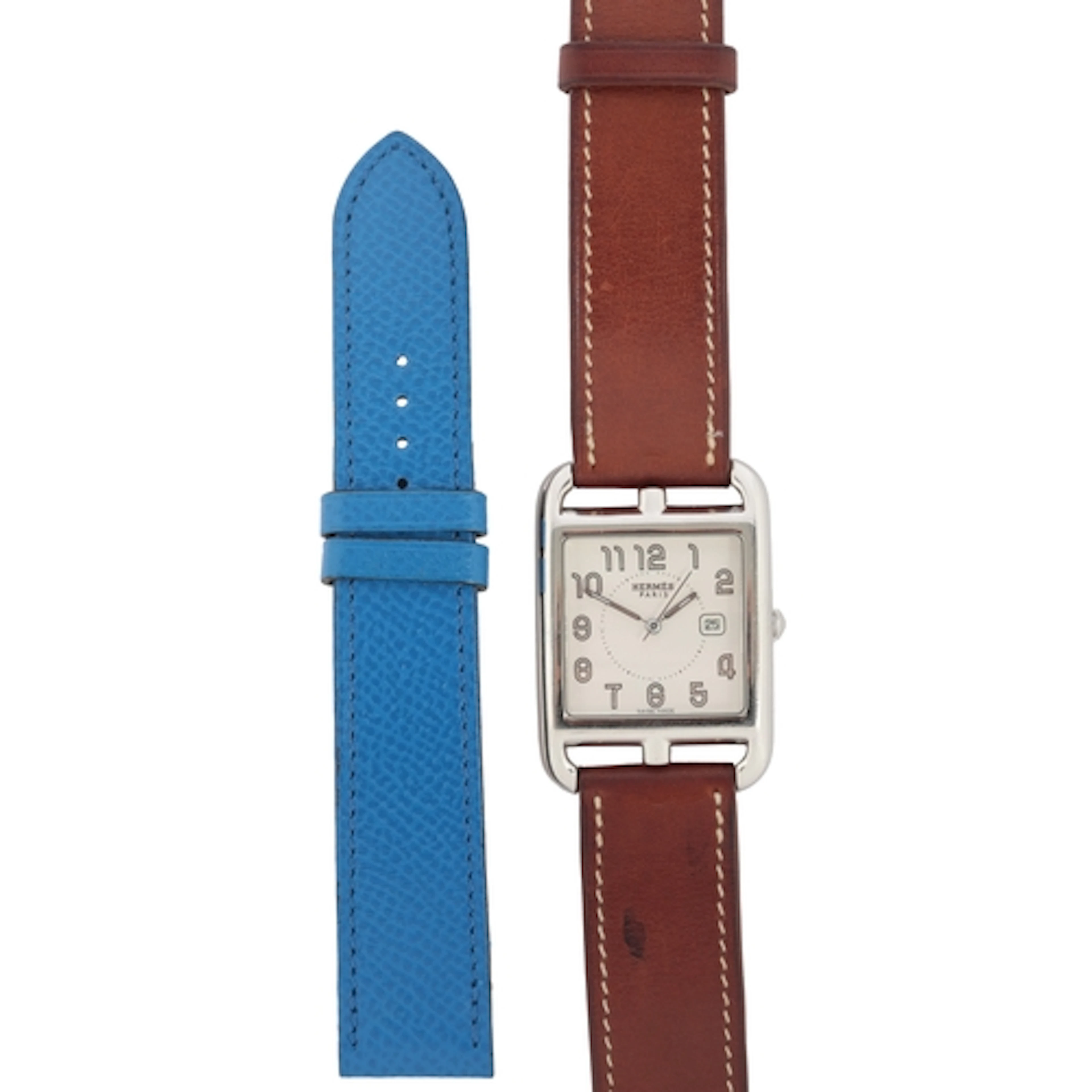 A lady's stainless steel Hermes 'Cape Cod' quartz wrist watc...