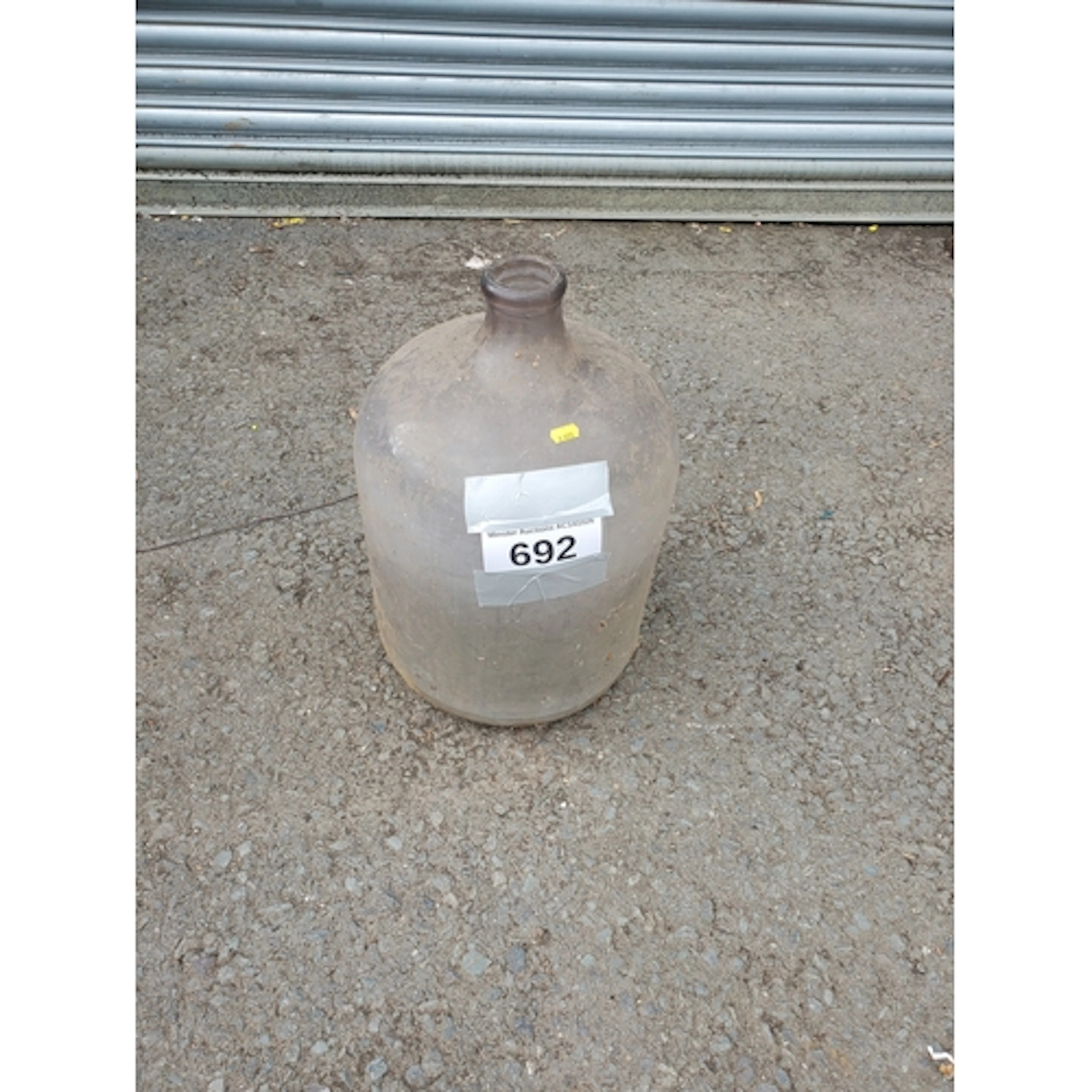 A large glass Carboy