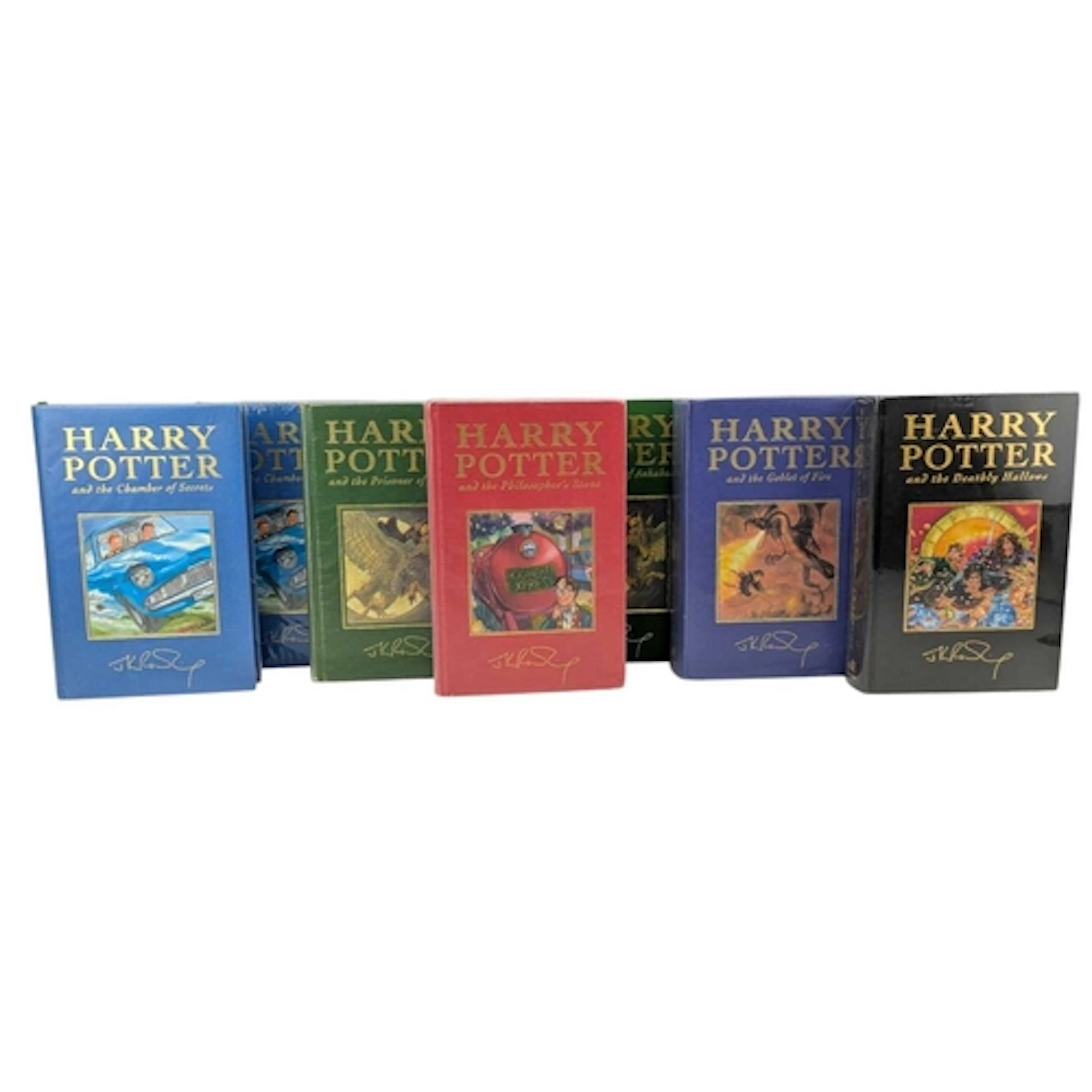 Rowling, J.K. Harry Potter - Seven deluxe editions. All in v...
