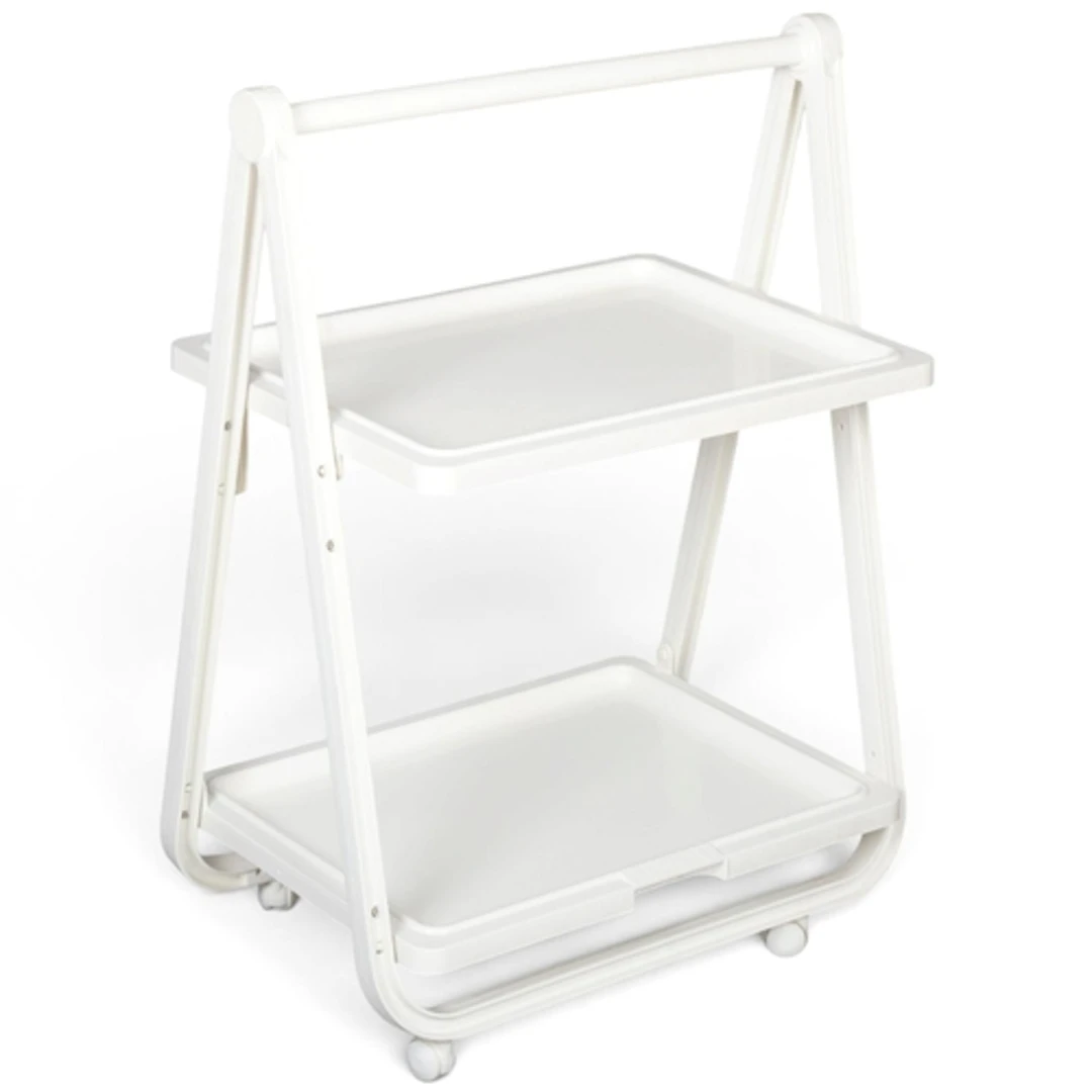 PIERRE CARDIN for Simo, Italy, a 1970s' white plastic dining...