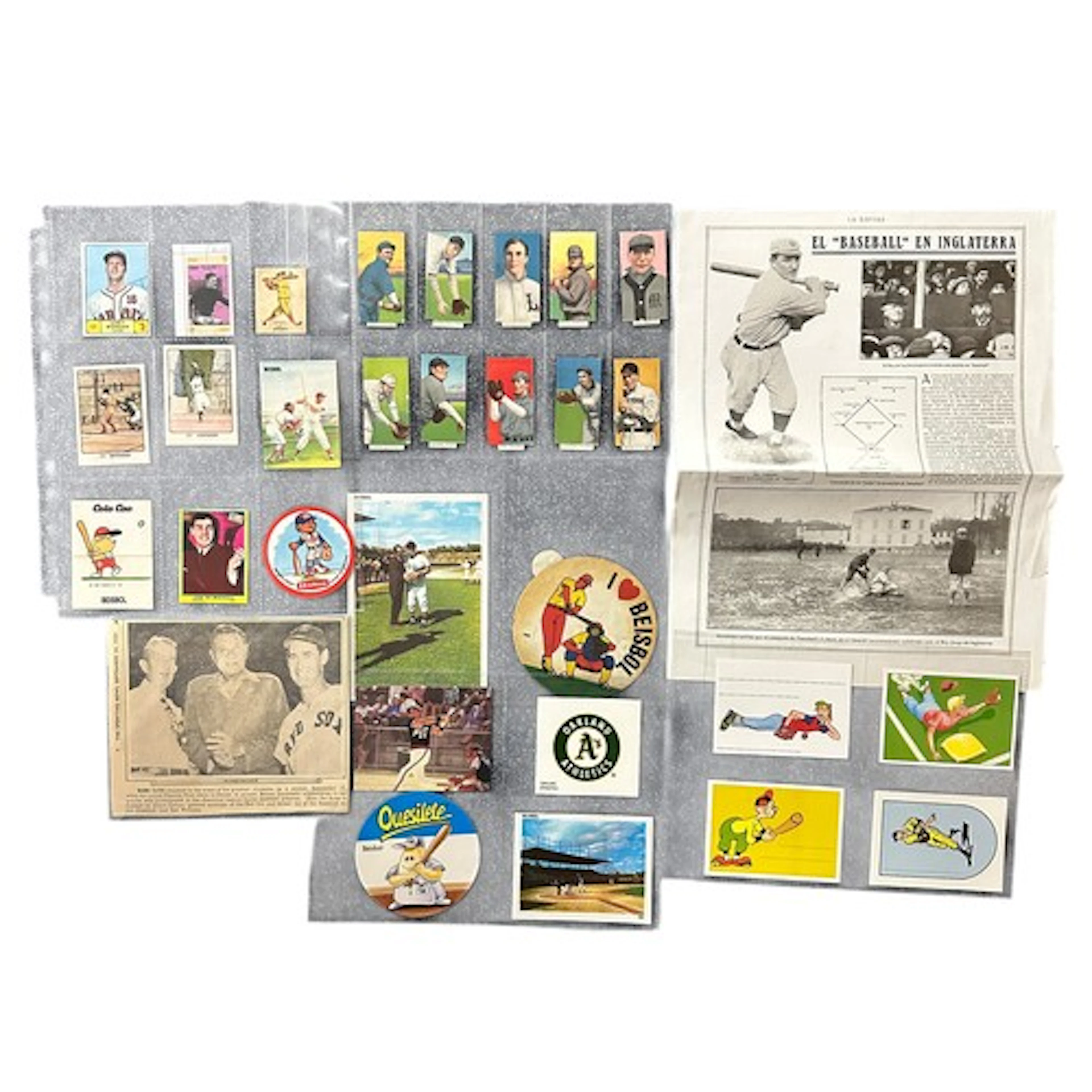 Baseball cards & ephemera, vintage to modern mixture, includ...