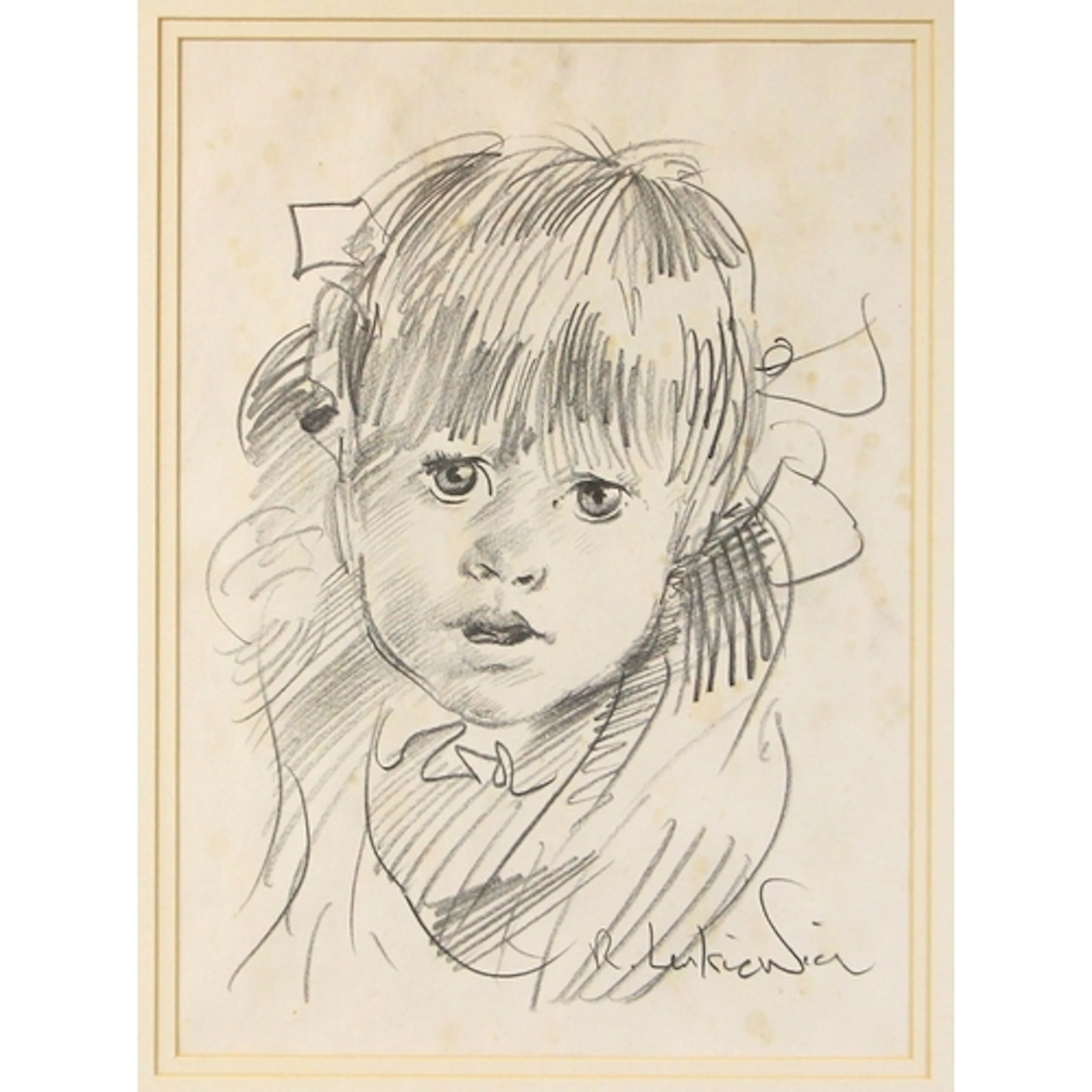 Robert Lenkiewicz (British, 1941-2002), A bust length port...