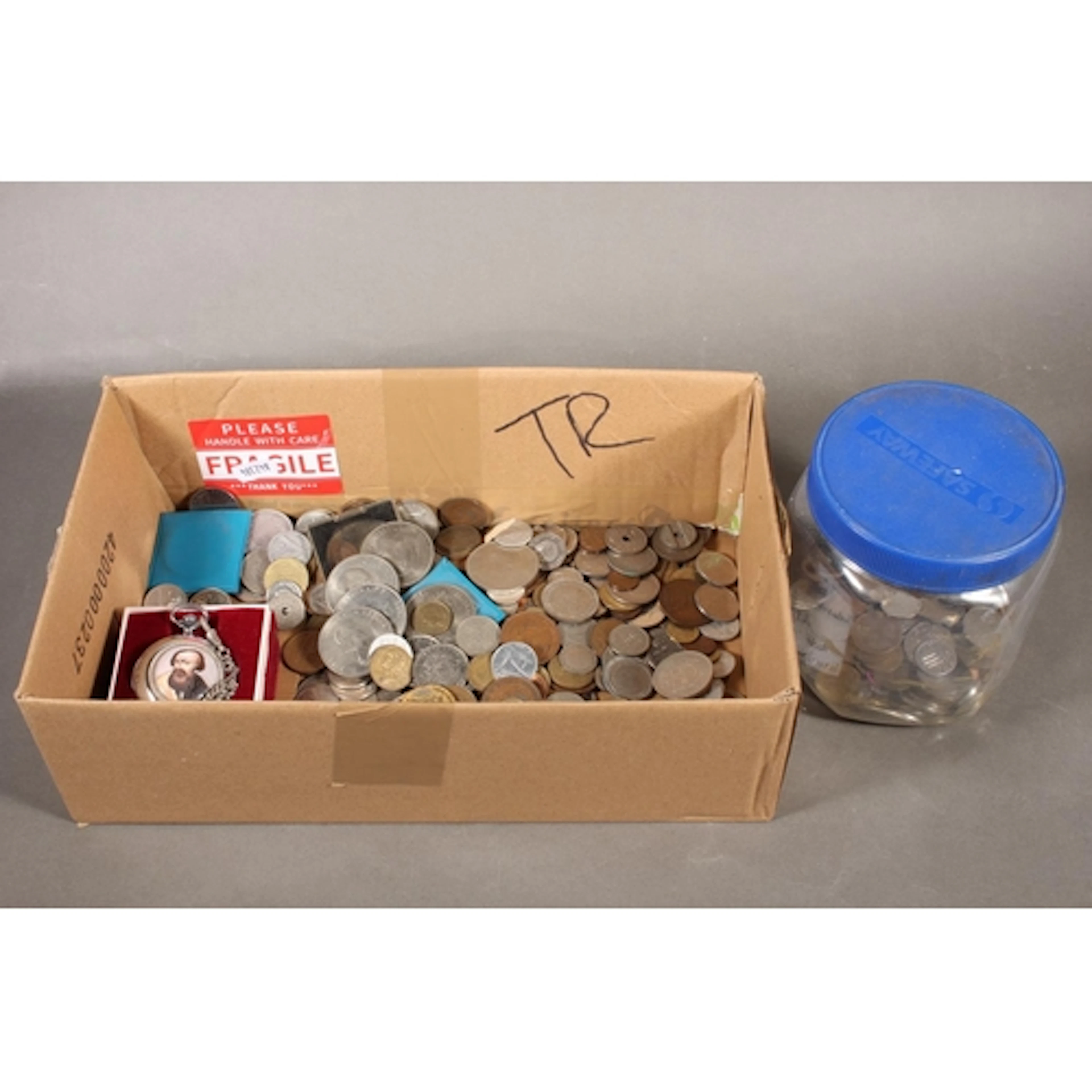 Coin collection to include British non-silver pre-decimal co...