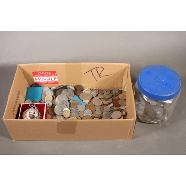 Coin collection to include British non-silver pre-decimal co...