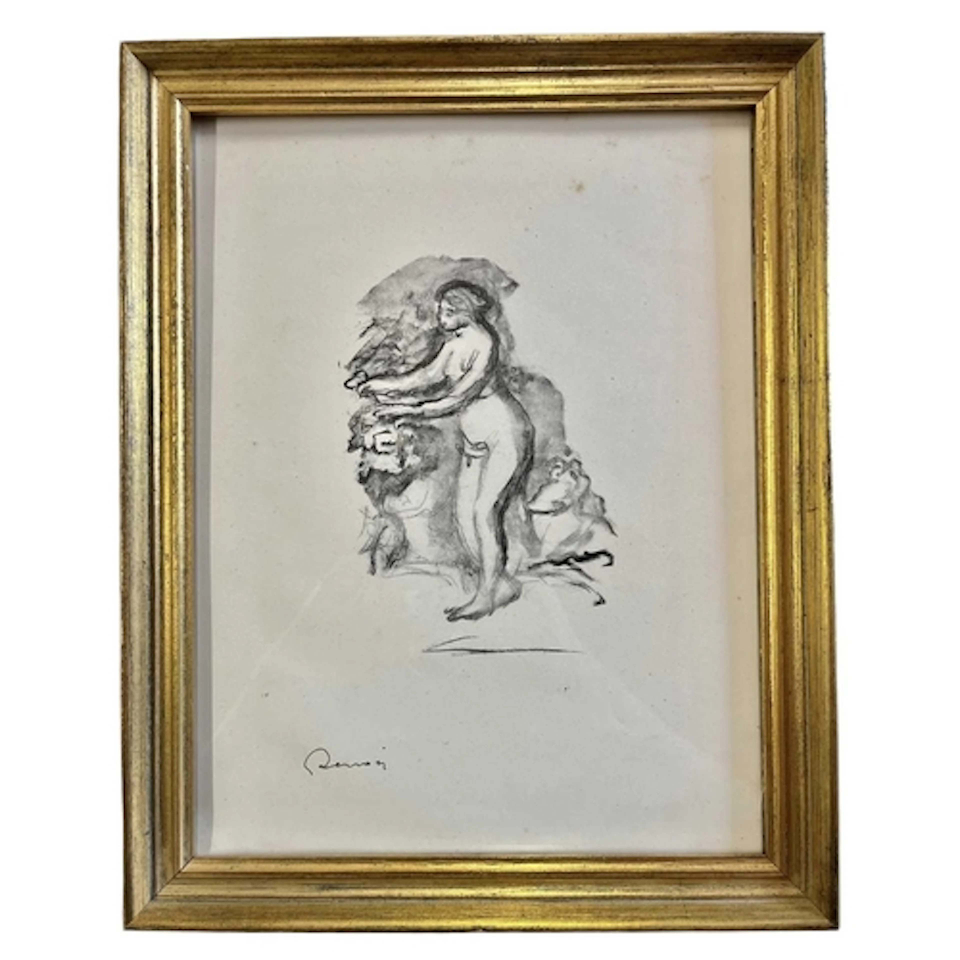 Pierre-Auguste Renoir (French, 1841-1919) - Femme au cep de ...