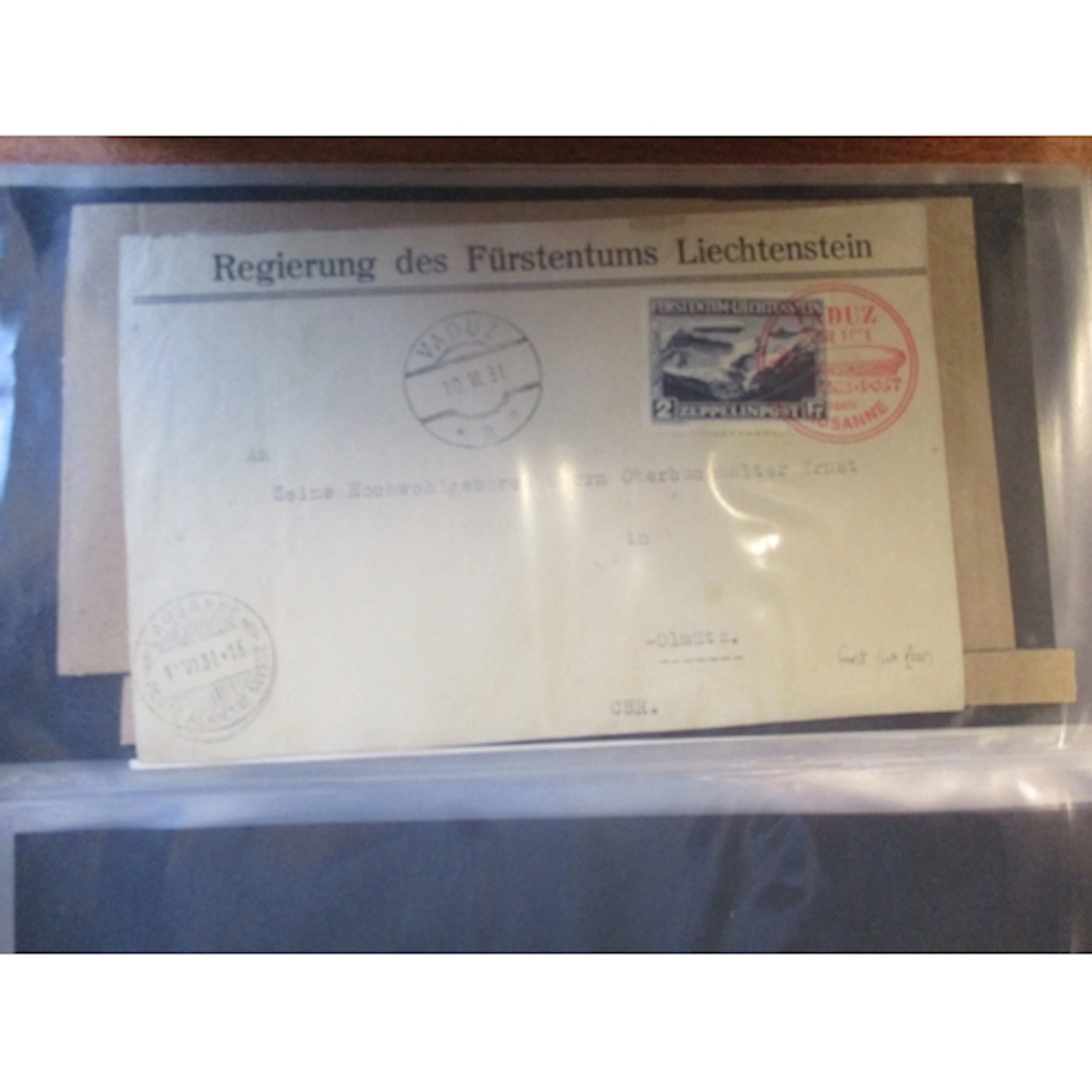 Zeppelins and Hindenburg and Airship material. Incl covers i...