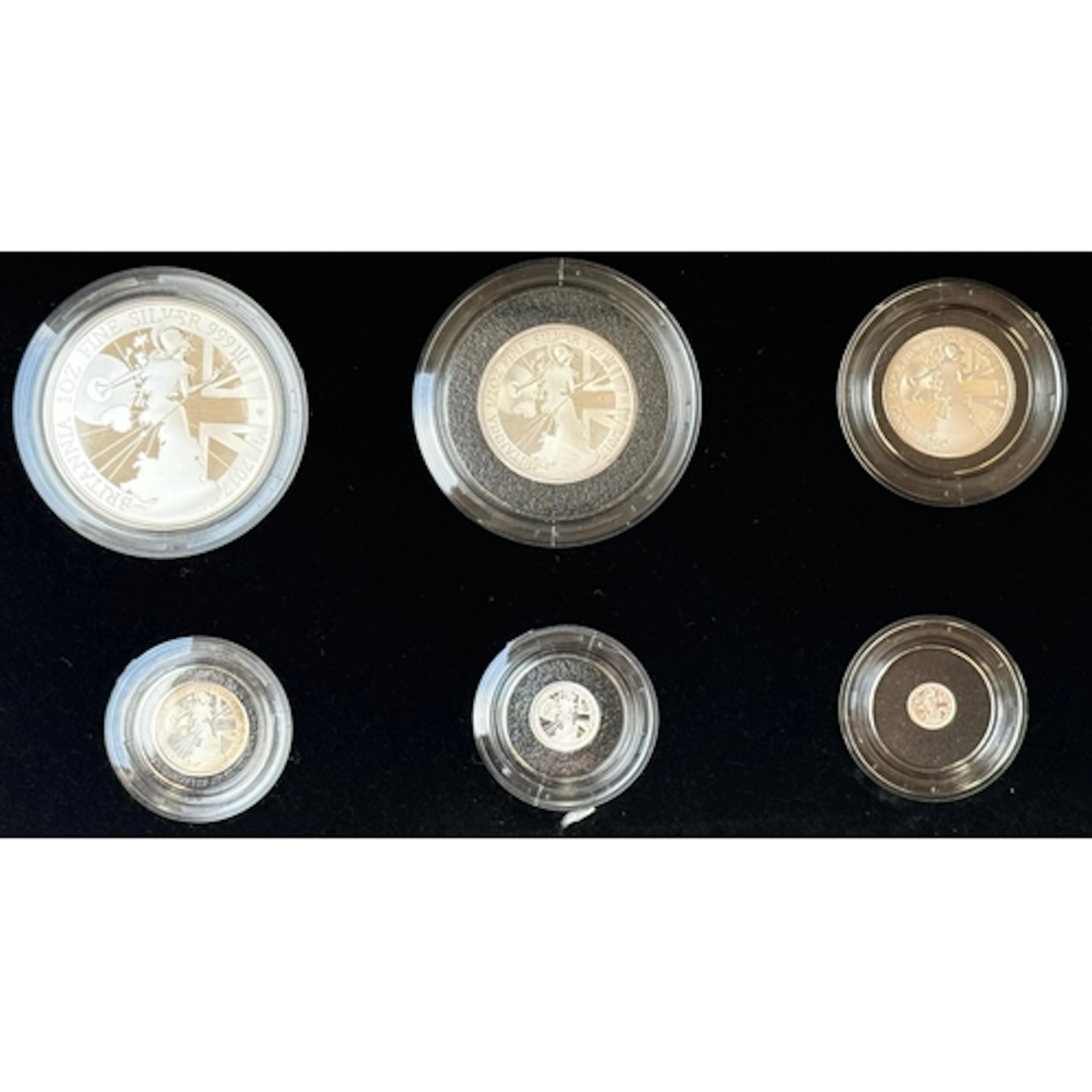 UK 2017 Britannia Collection Silver Proof six-coin set, comp...