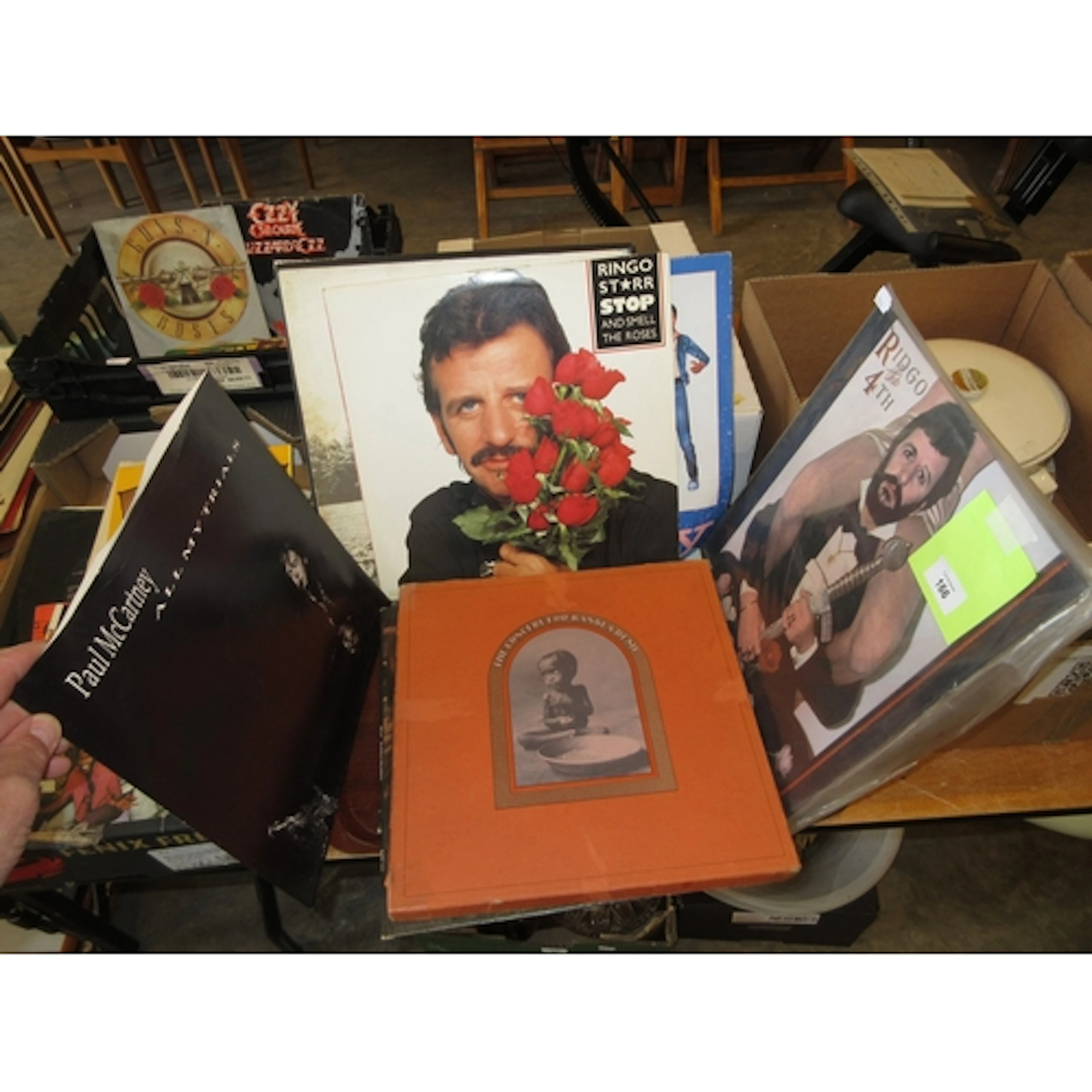 Selection of LPs by The Individual Members of The Beatles