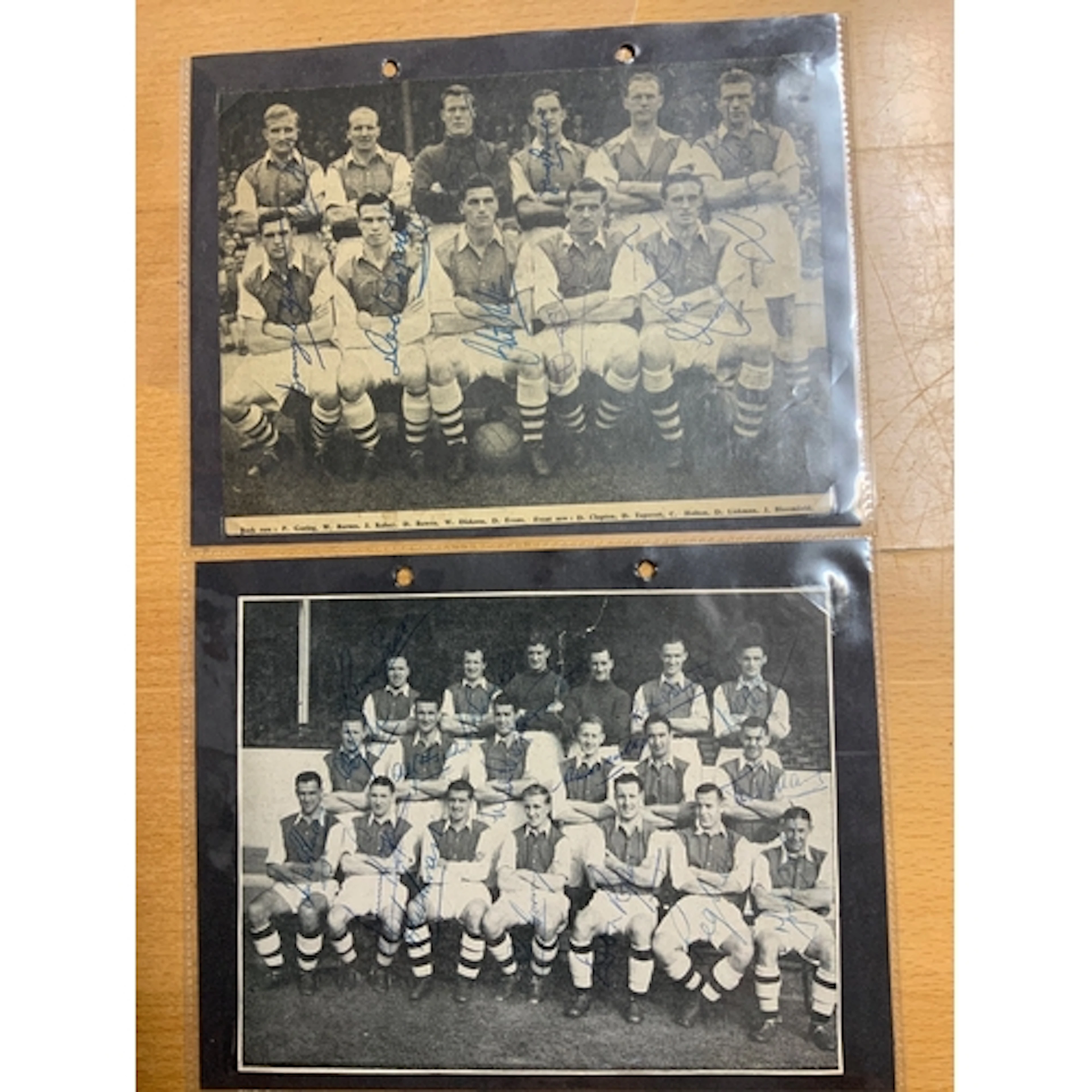 Arsenal Old Signed Magazine Football Team Groups: From the 4...