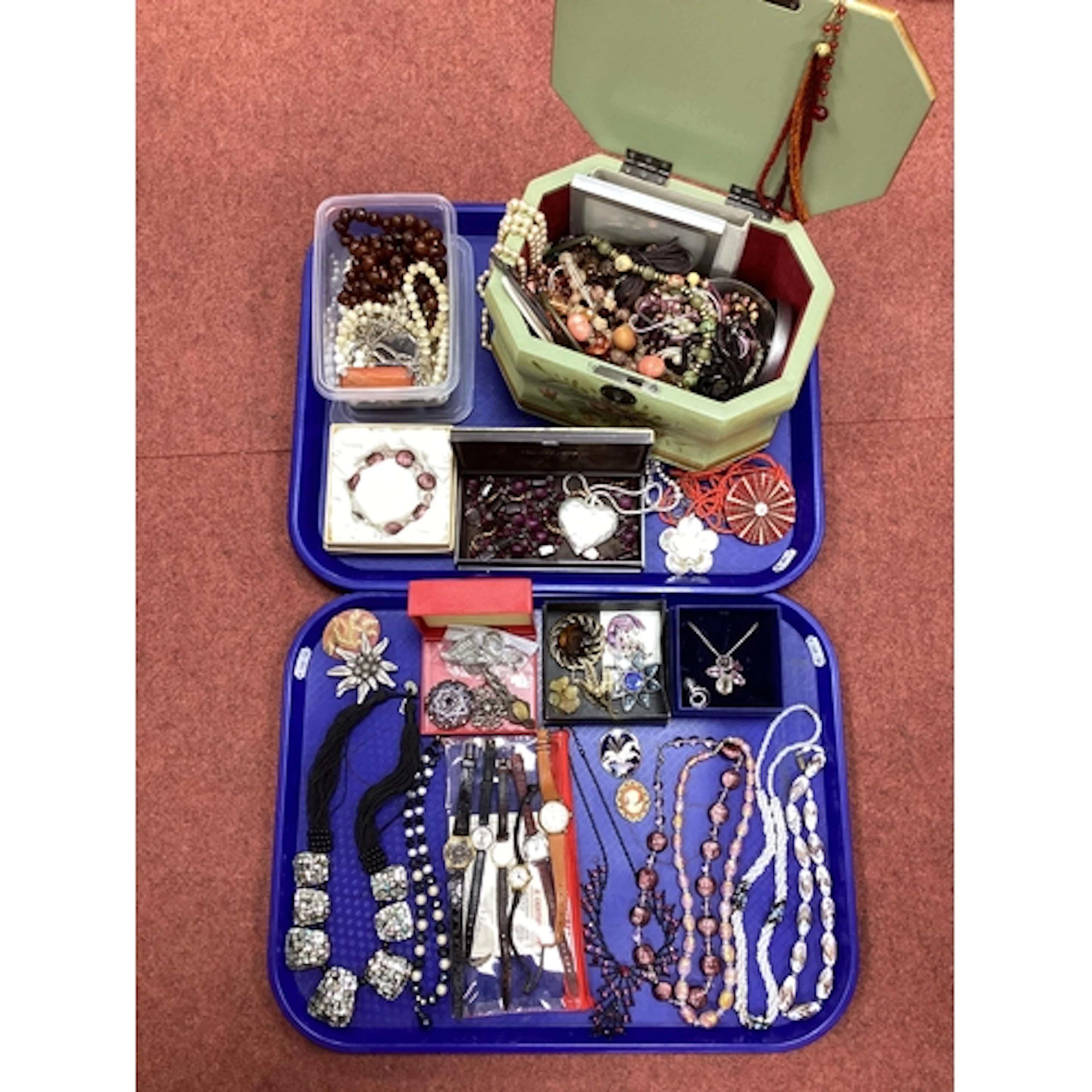 A Collection of Assorted Costume Jewellery, including a mode...